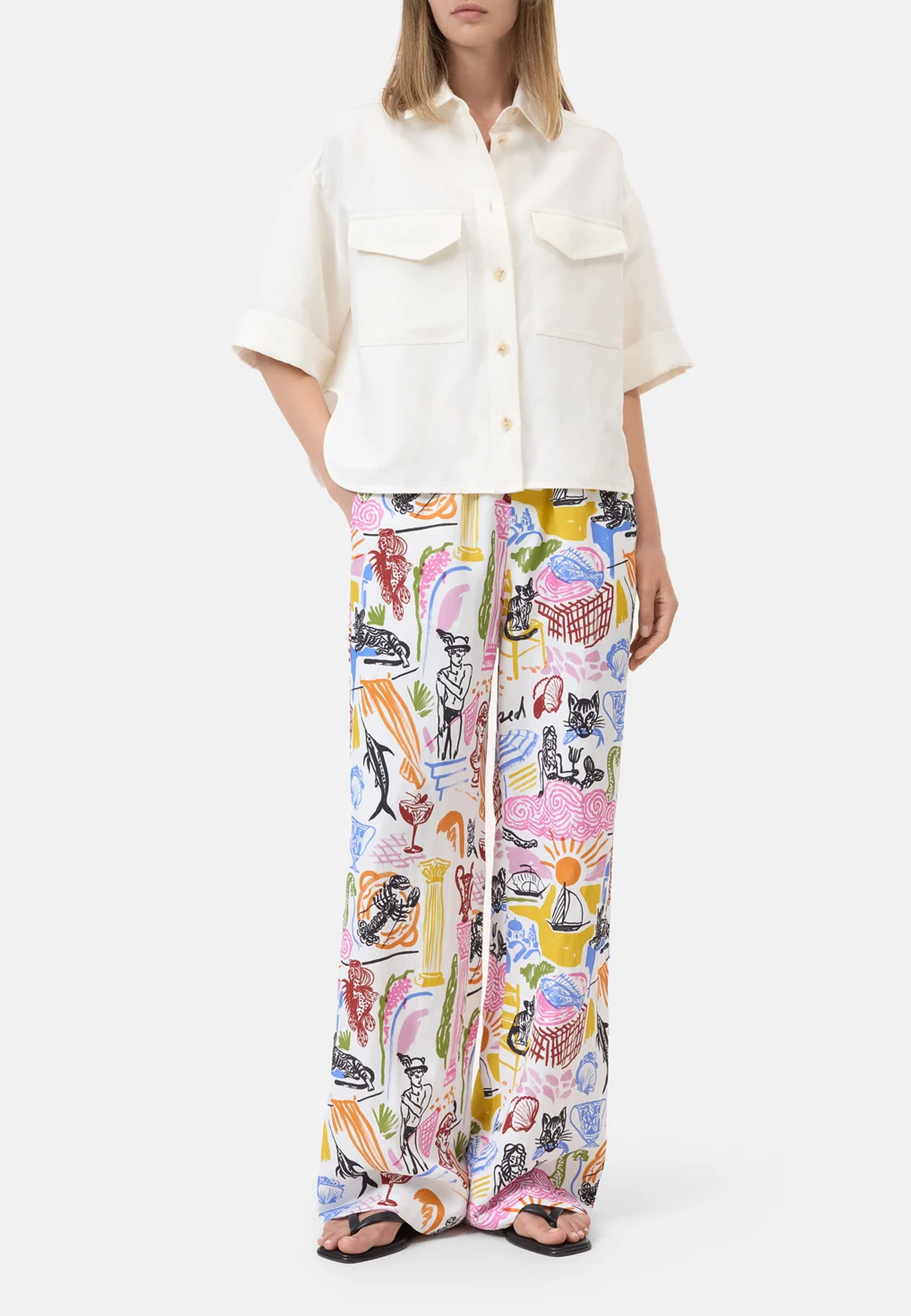 Winona Leinen Hose | Multi