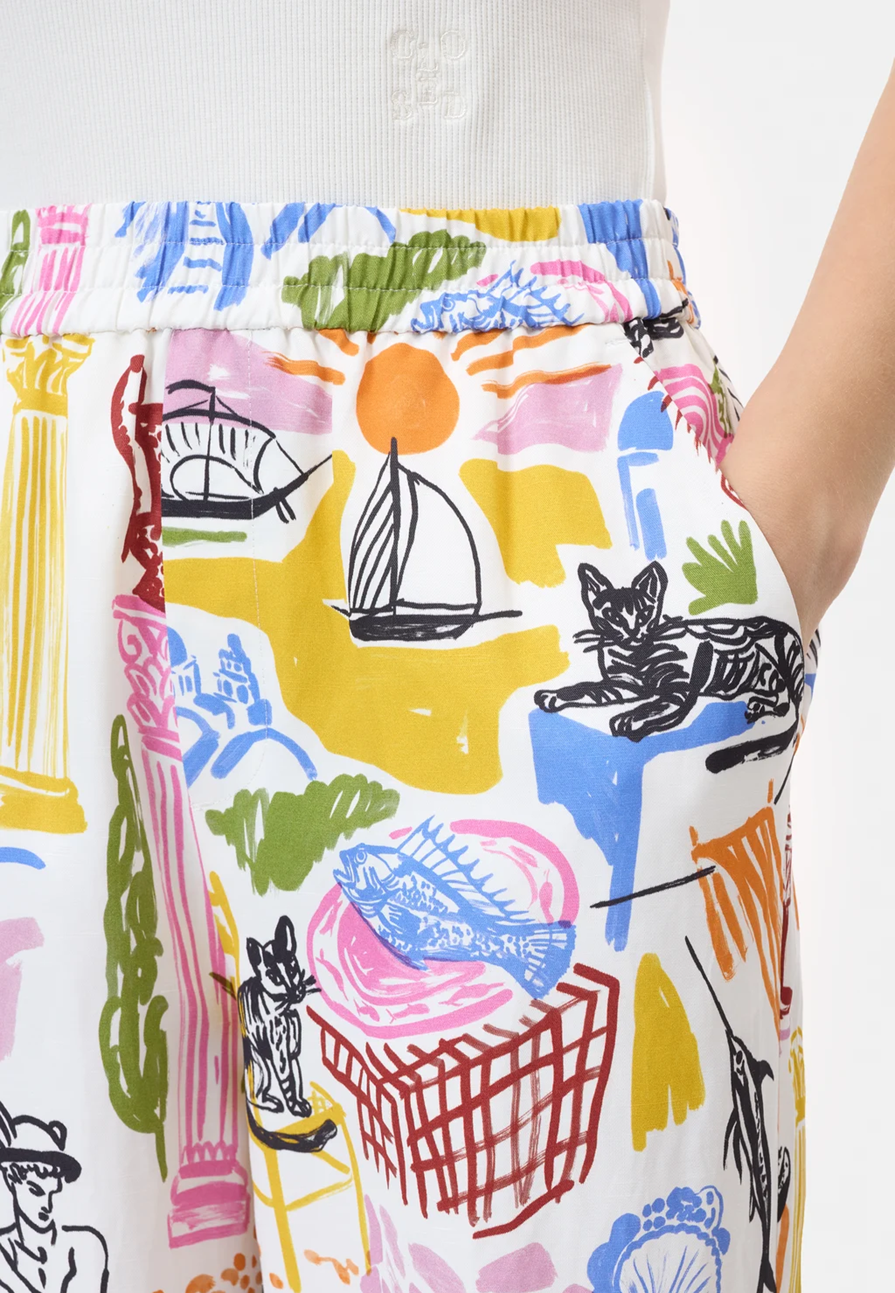 Winona Leinen Hose | Multi