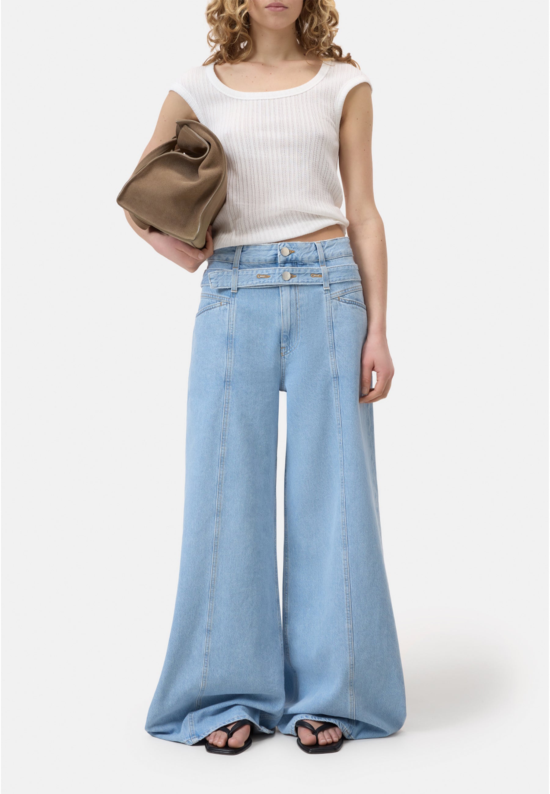 Zoya-X Ultra Wide Fit Jeans | Lyseblå