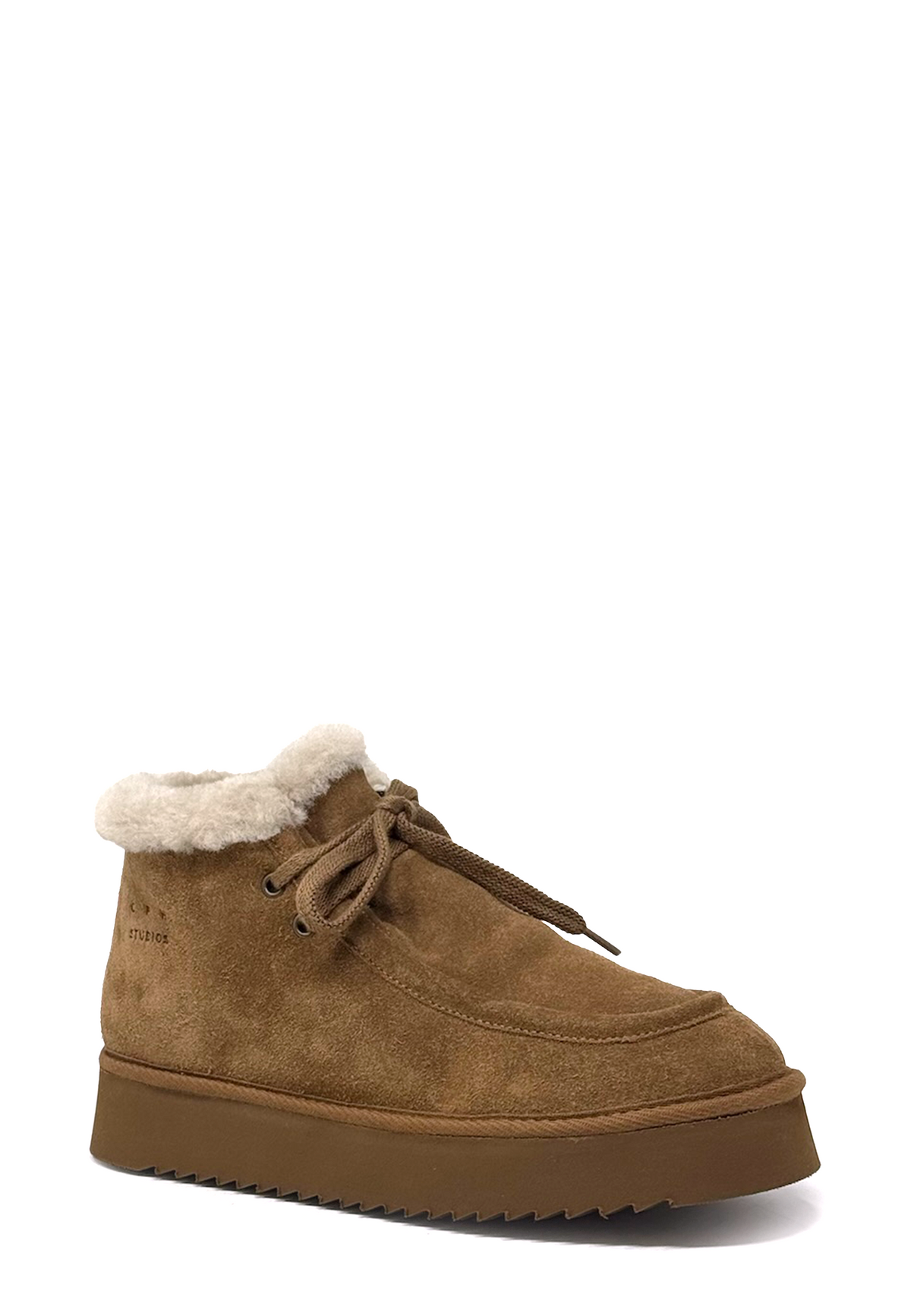 CPH284 Warmfutter Schnürer | New Brown Suede