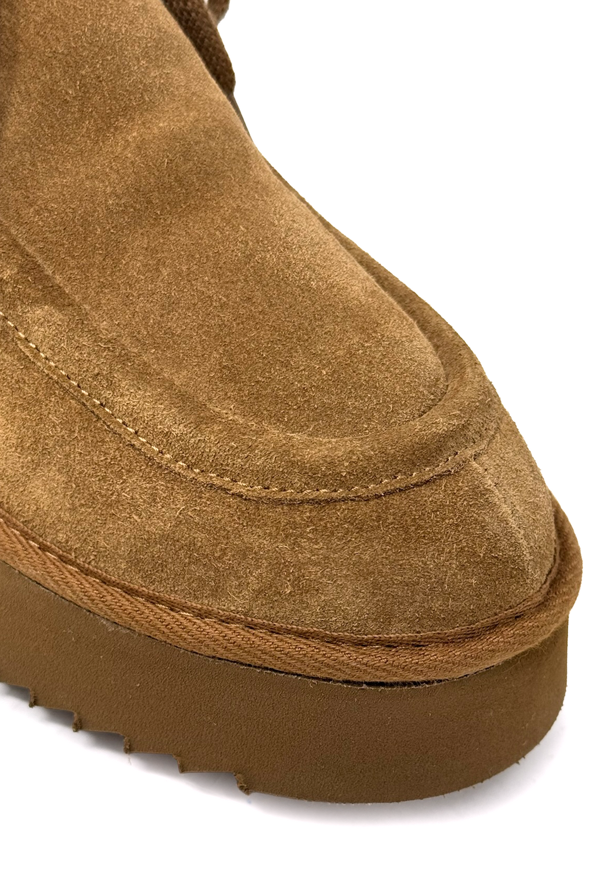CPH284 Warmfutter Schnürer | New Brown Suede