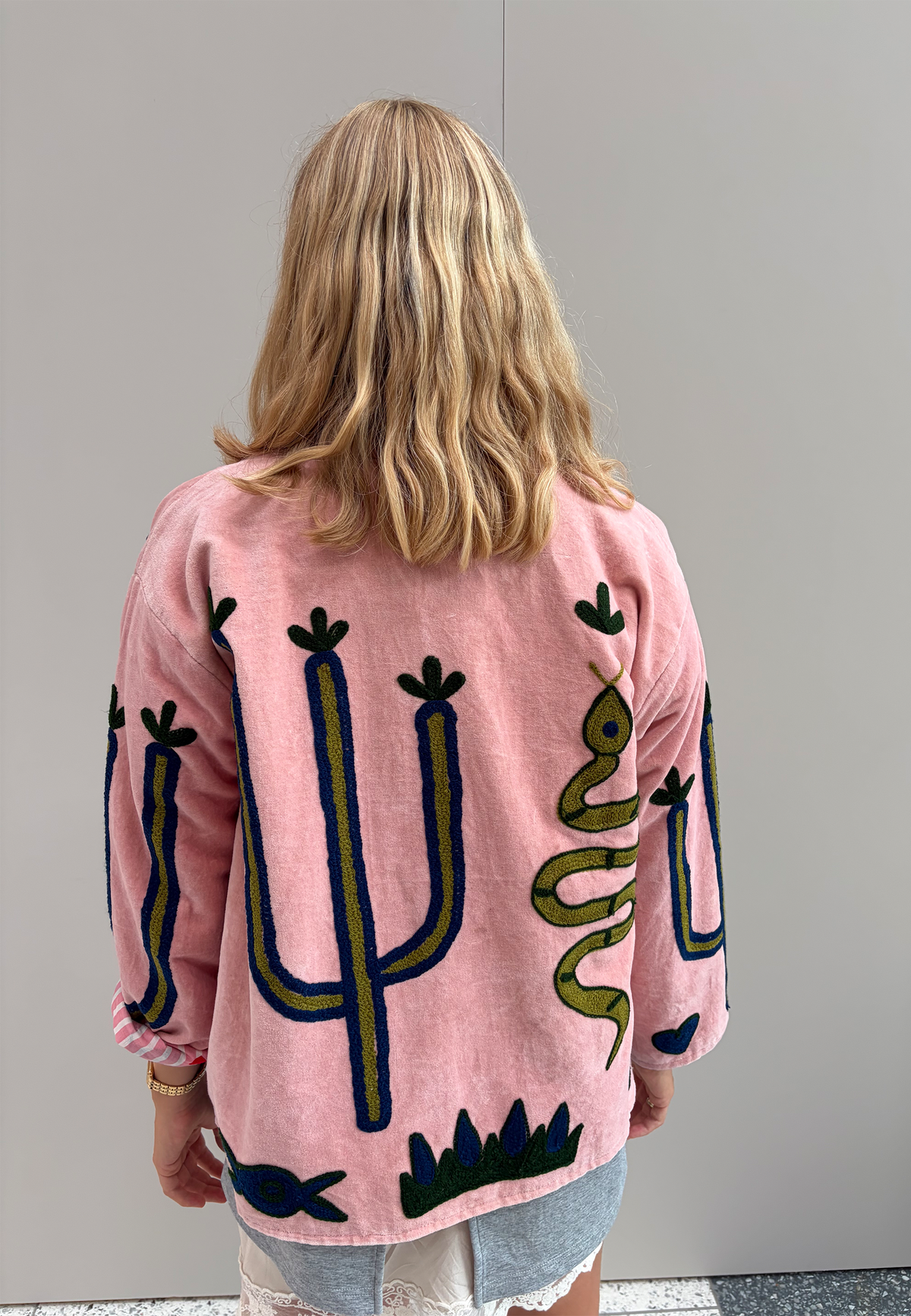 Brisa Embroidery Jacke | Rose