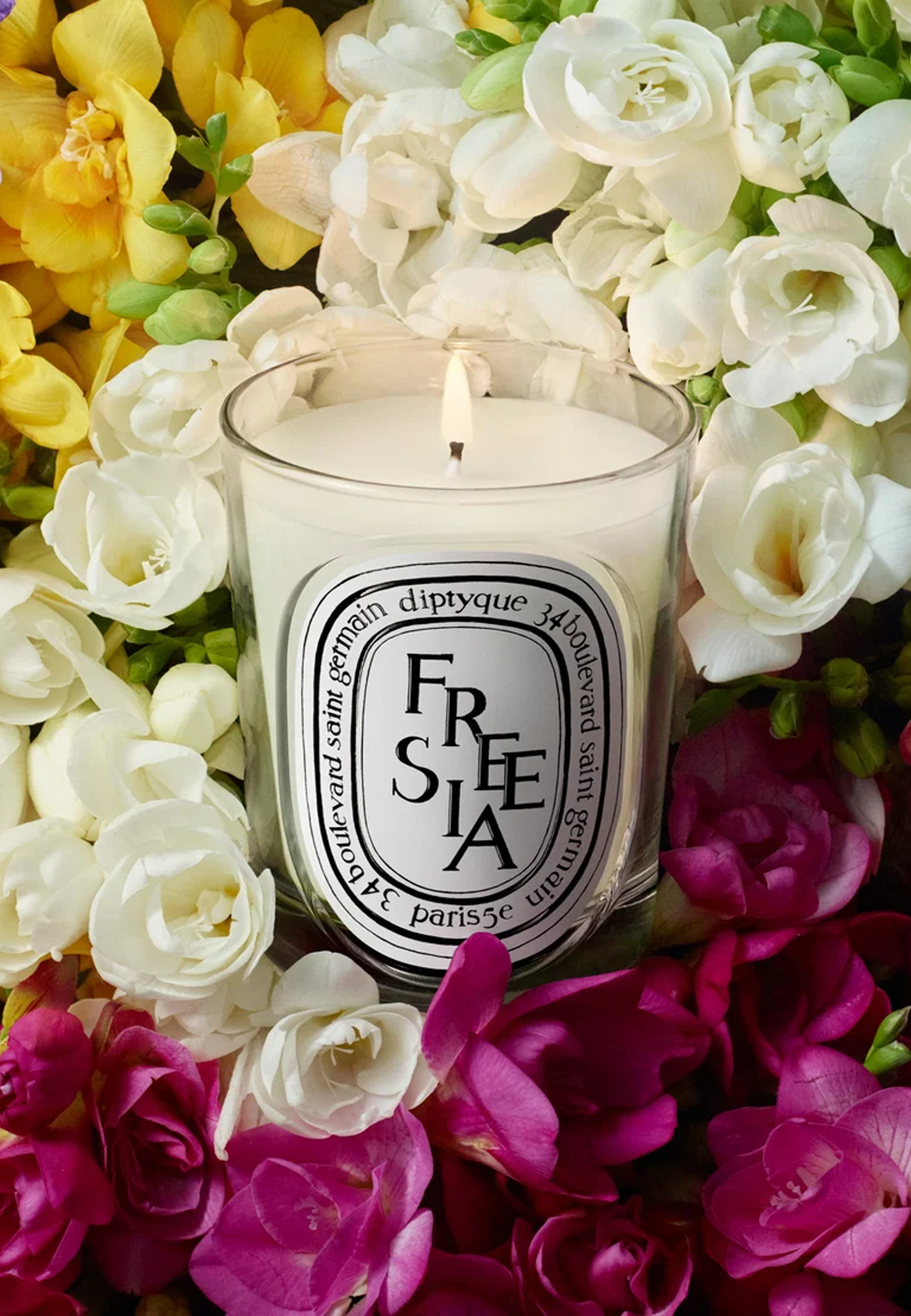 Freesia Kerze
