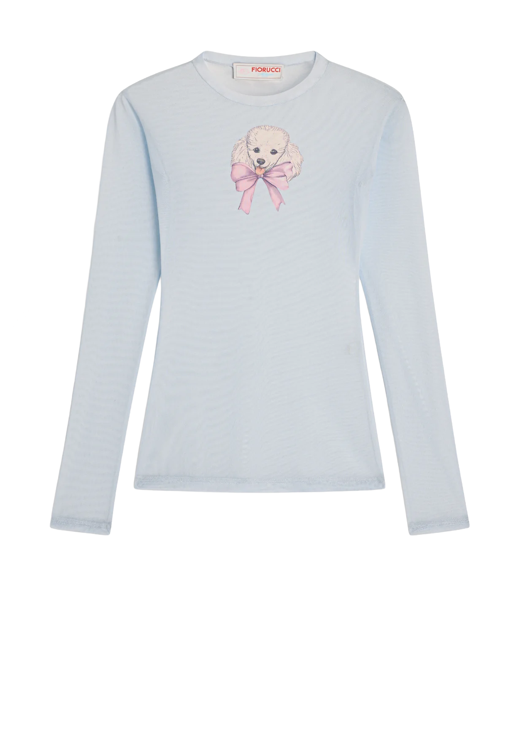 Puddel Tyl Langærmet | Lyseblå