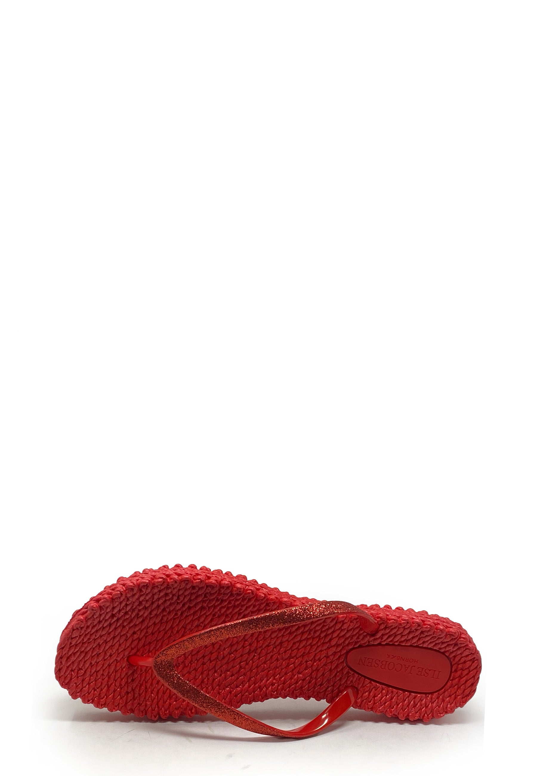 Cheerful 01 toe separator sandal | Deep Red
