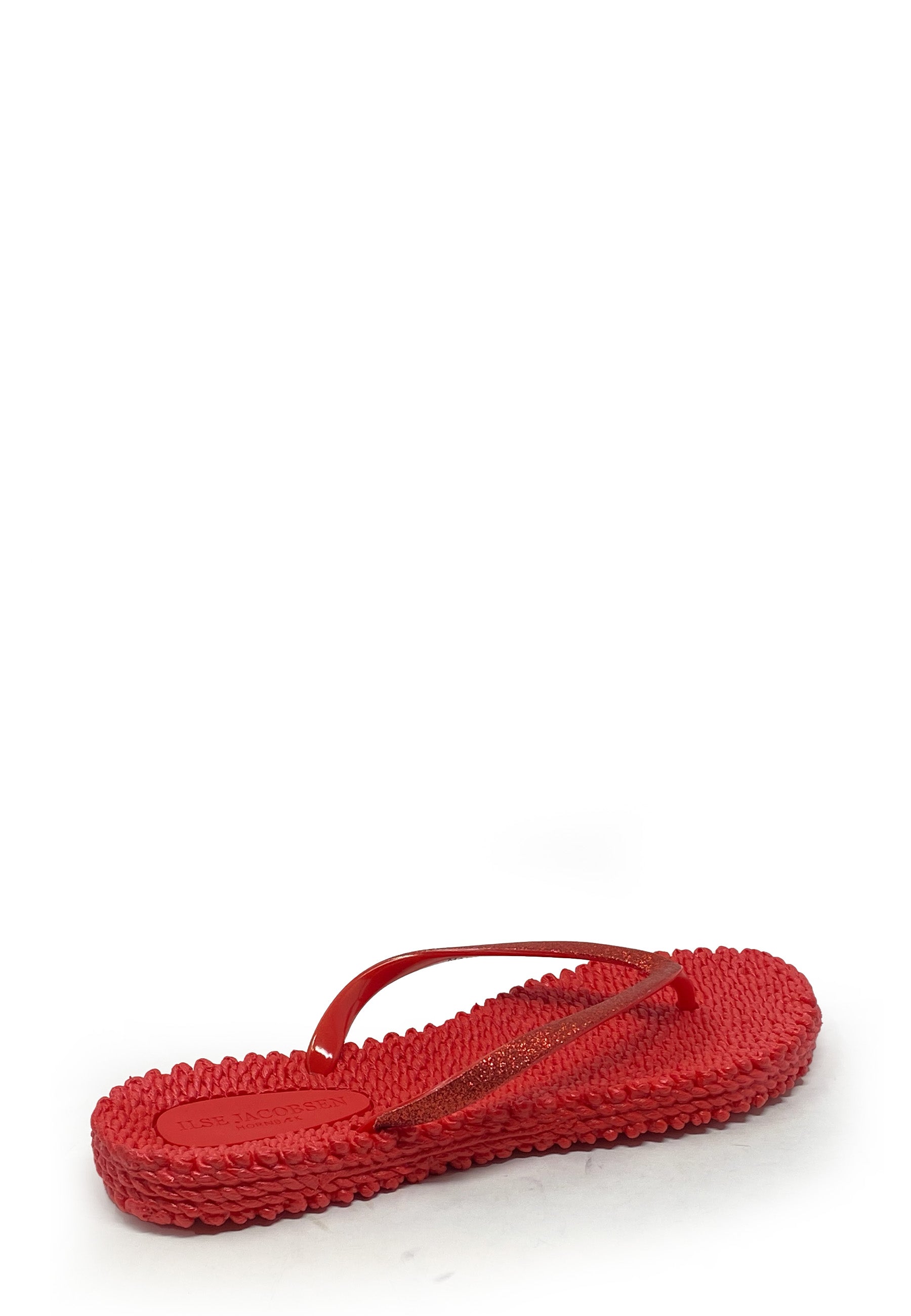 Cheerful 01 toe separator sandal | Deep Red
