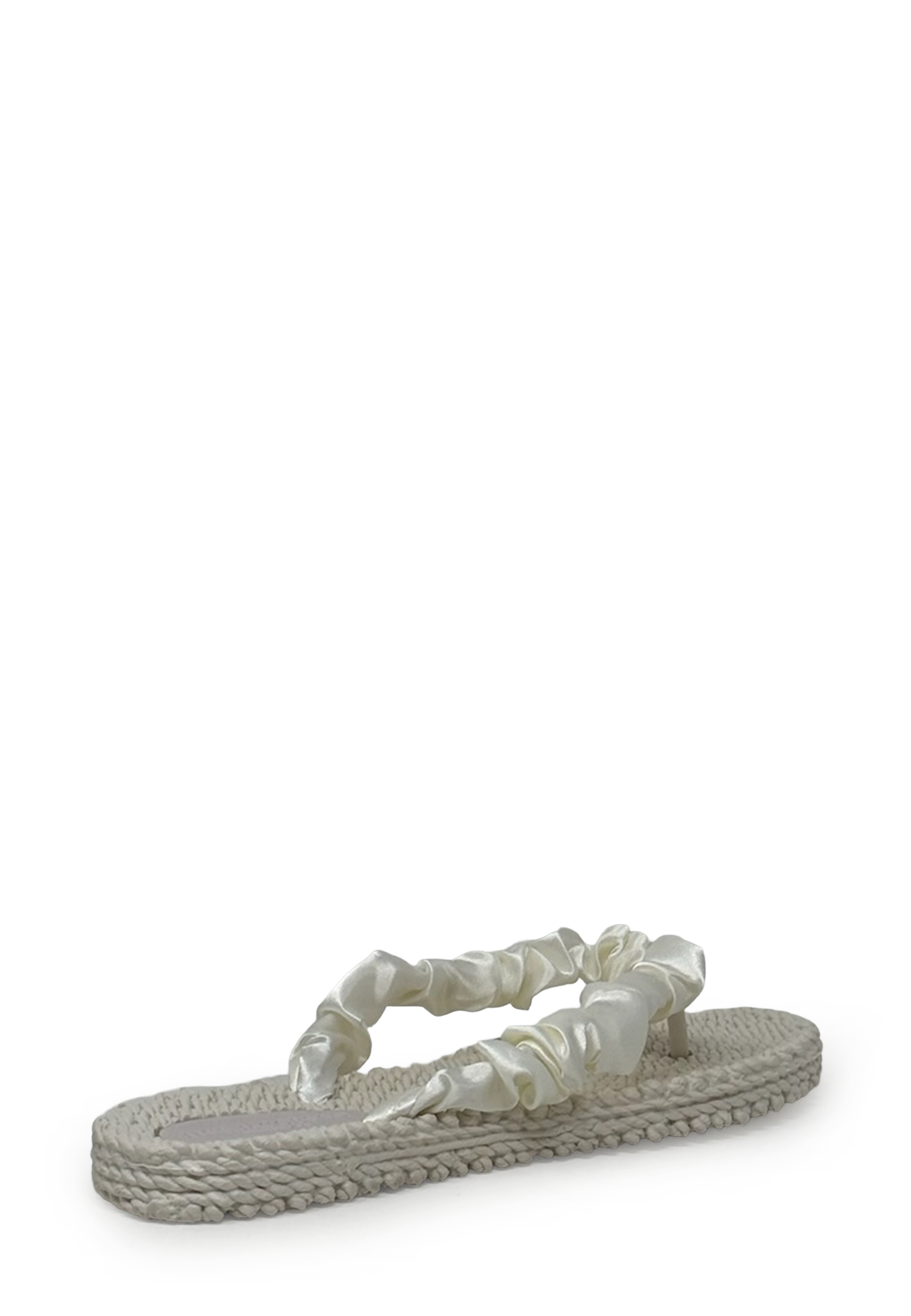 Cheerful 06 toe separator sandal | Milk cream