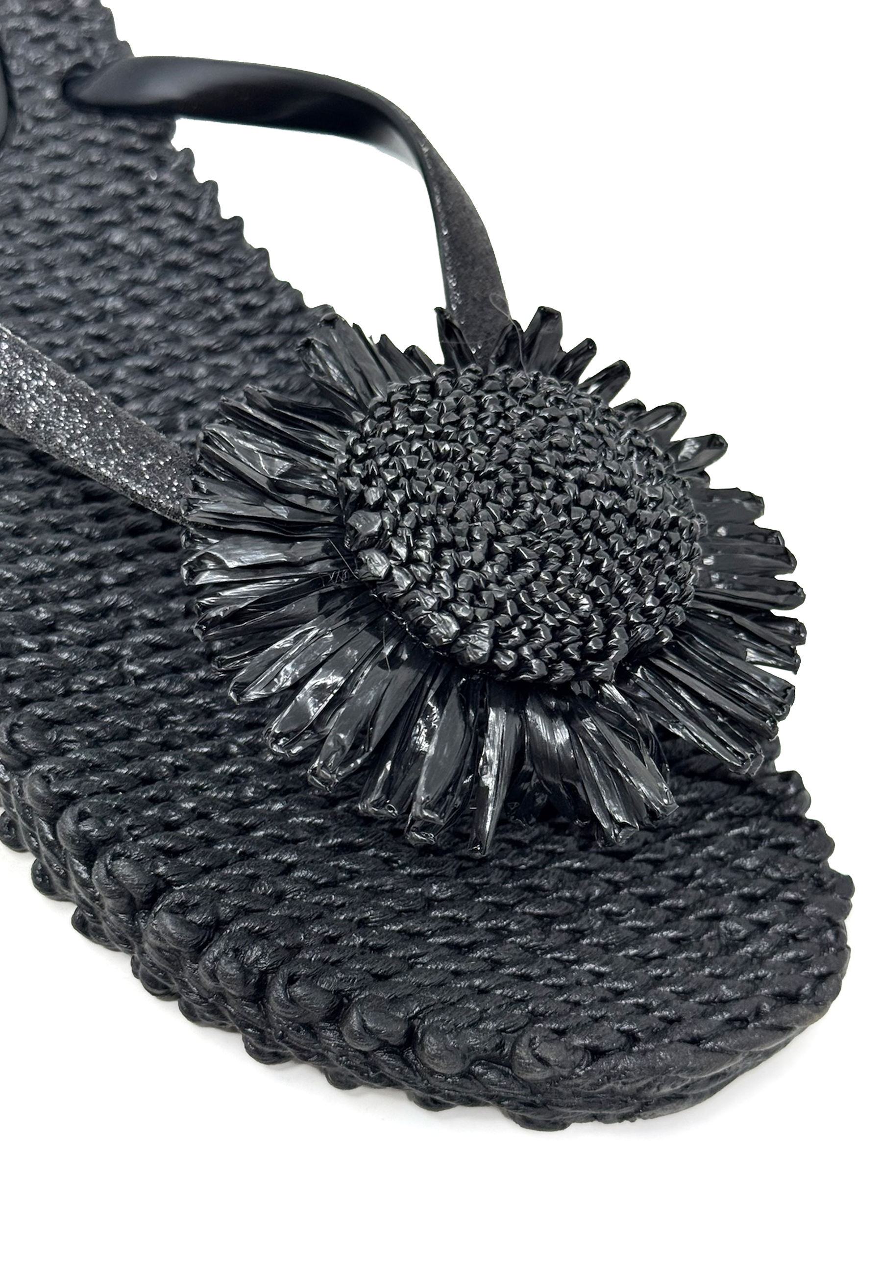 Cheerful 16F Toe Separator Sandal | Black