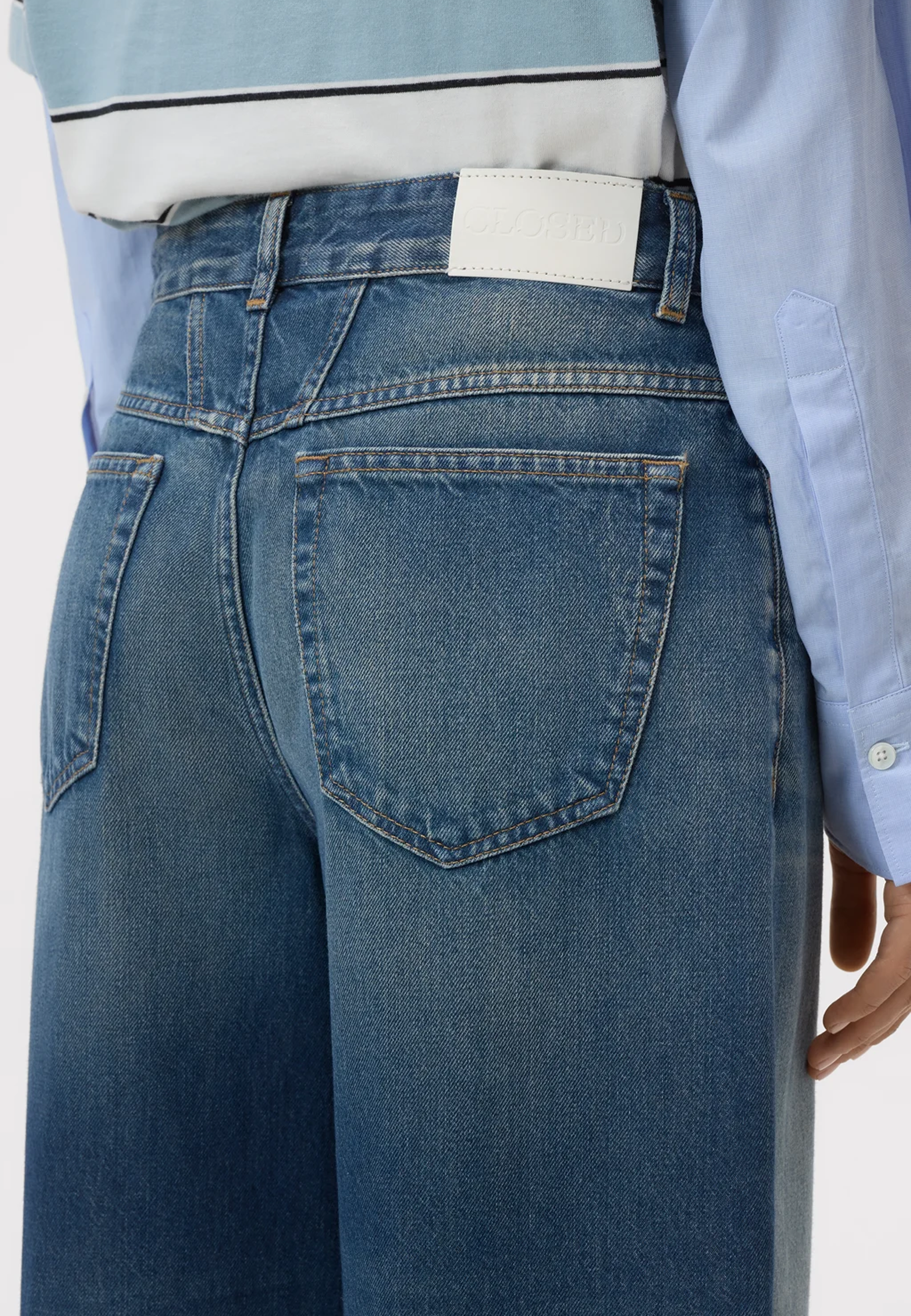 Jazzie Barrel Jeans | Dark Blue 4T