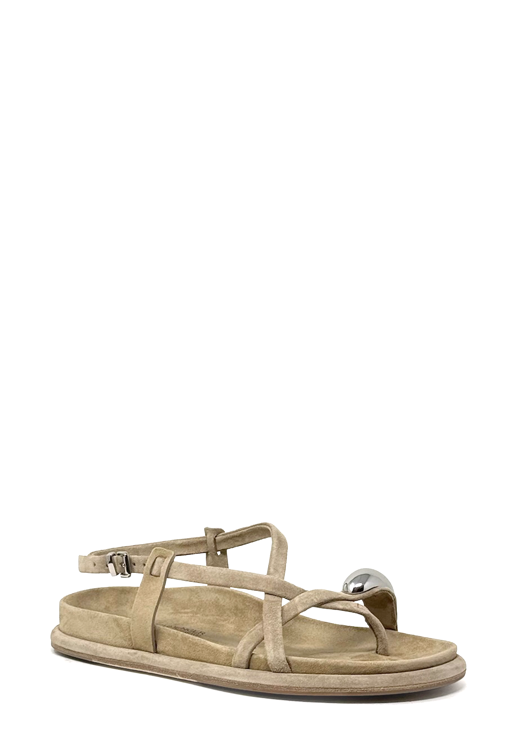 AILY Zehentrenner Sandale | Nuts Silver