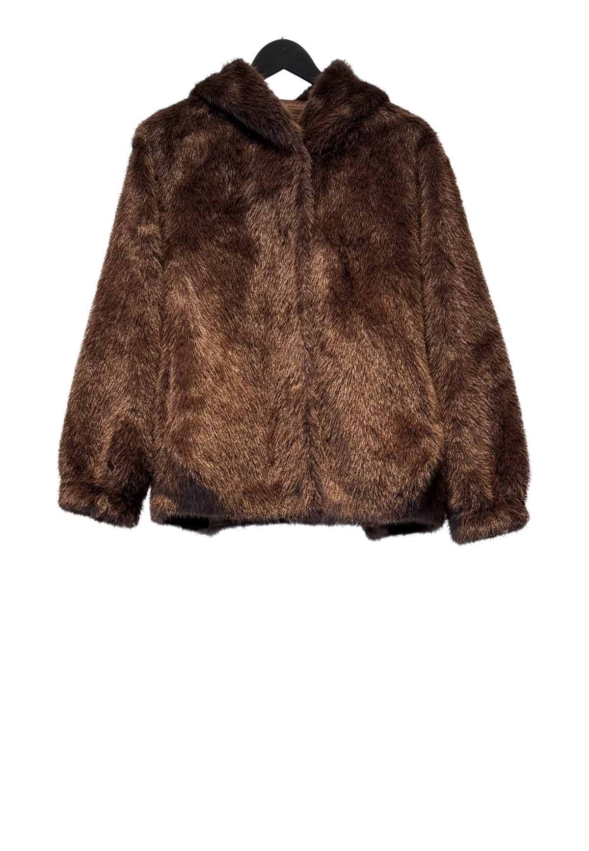 Nathy Faux Fur Jacke | Brown