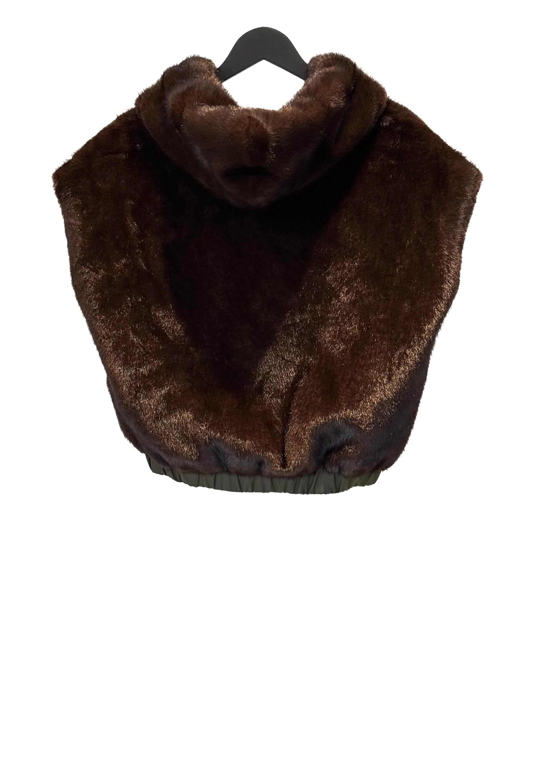 Zoey Reversible Weste | Olive Brown