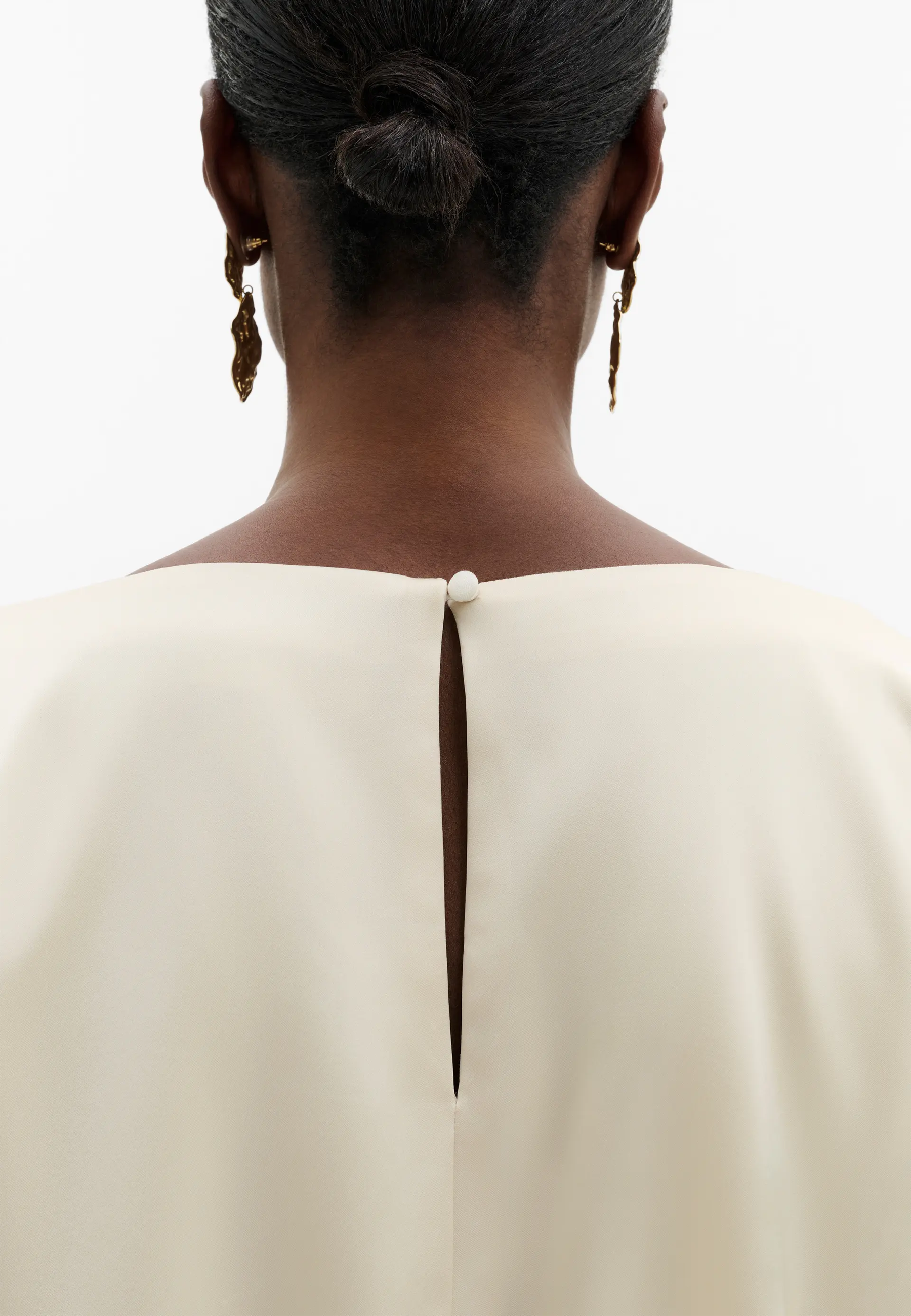 Havanna Puff Sleeve Bluse | Pearl