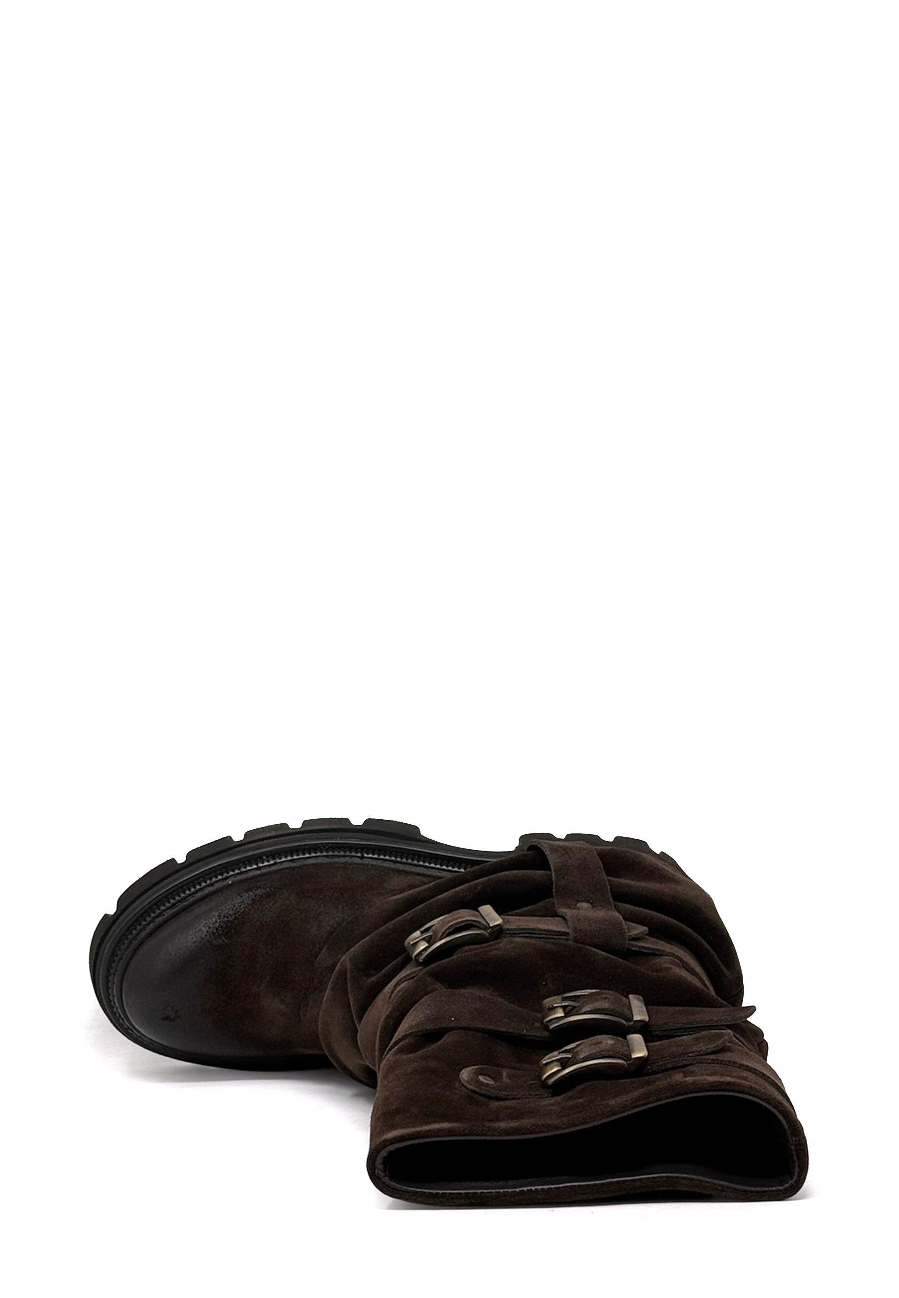 M482M29 Schnallen Boot | Ebano Camoscio