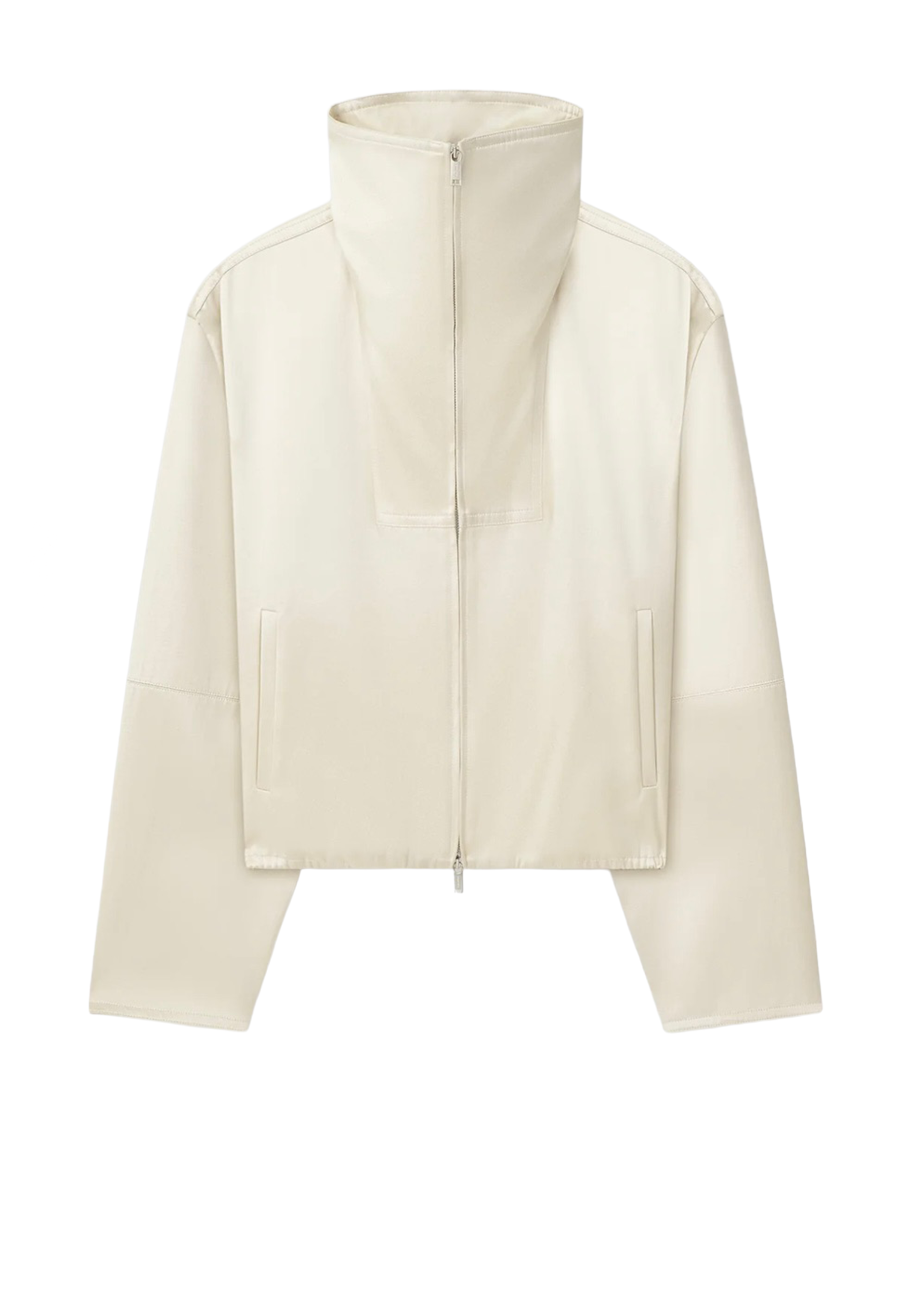 Alonza Viskose Bomberjacke | Creme