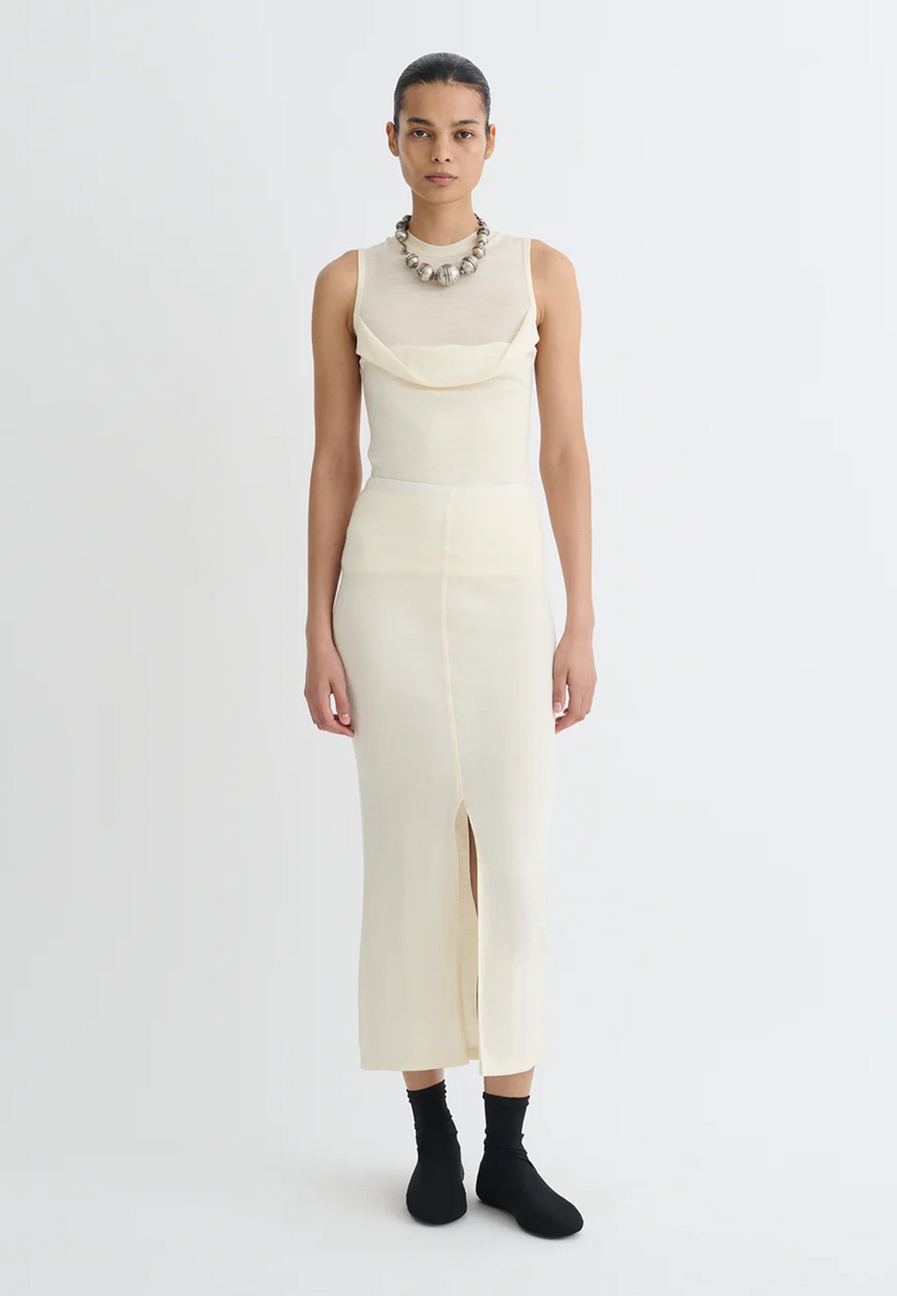 Orien Woll Top | Creme