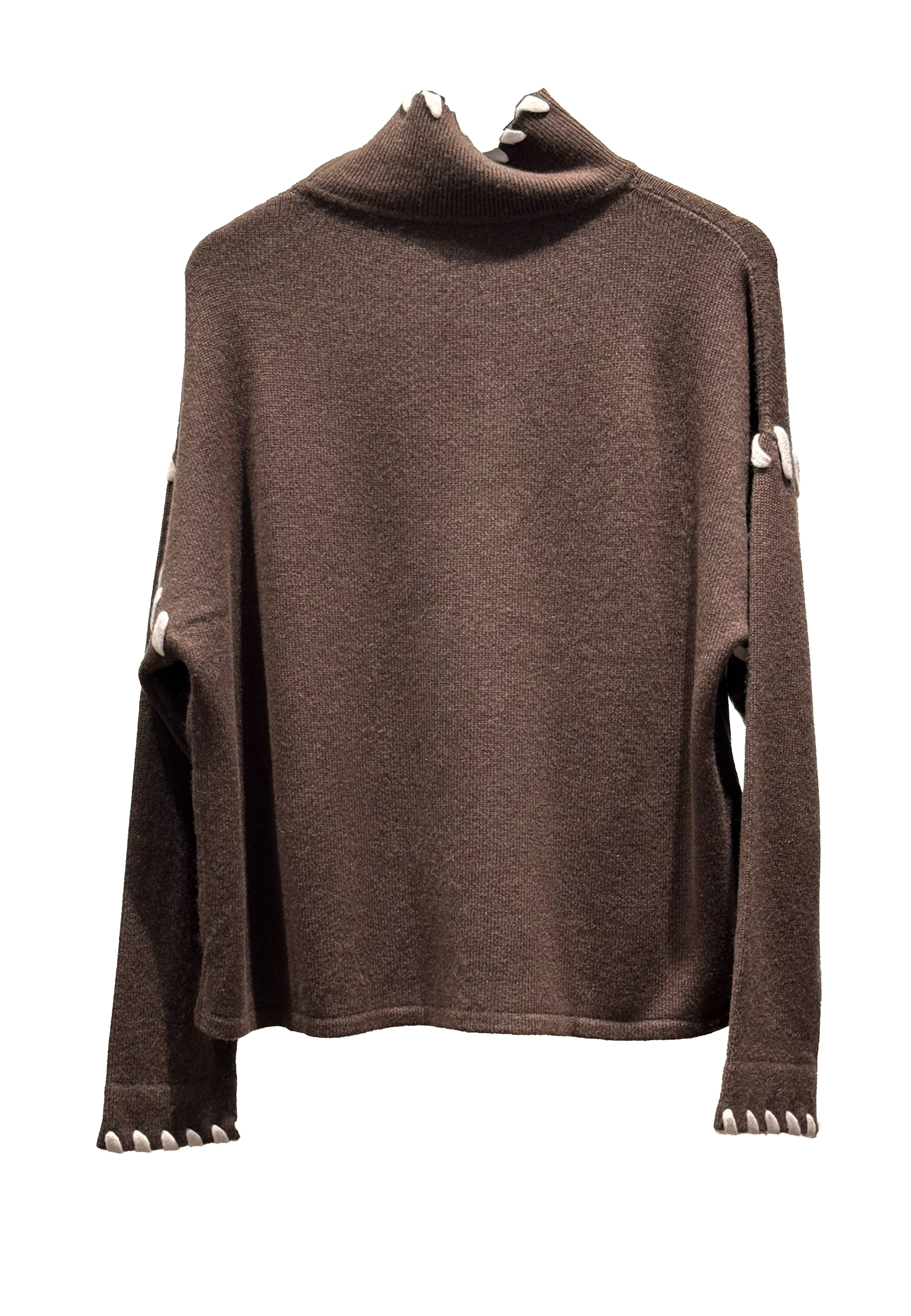 Amy Rollkragen Pullover | Choco Silver
