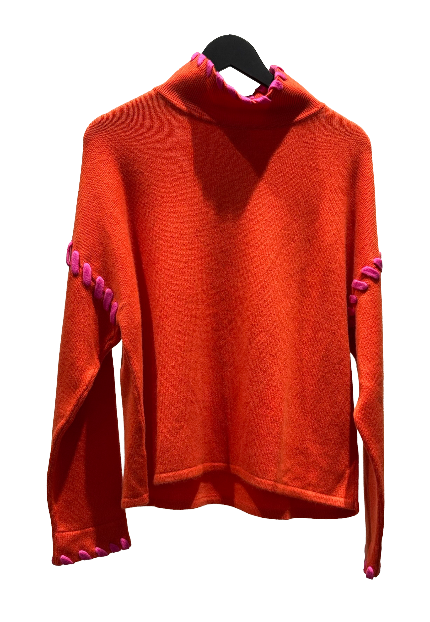 Amy Rollkragen Pullover | Orange Showbizz