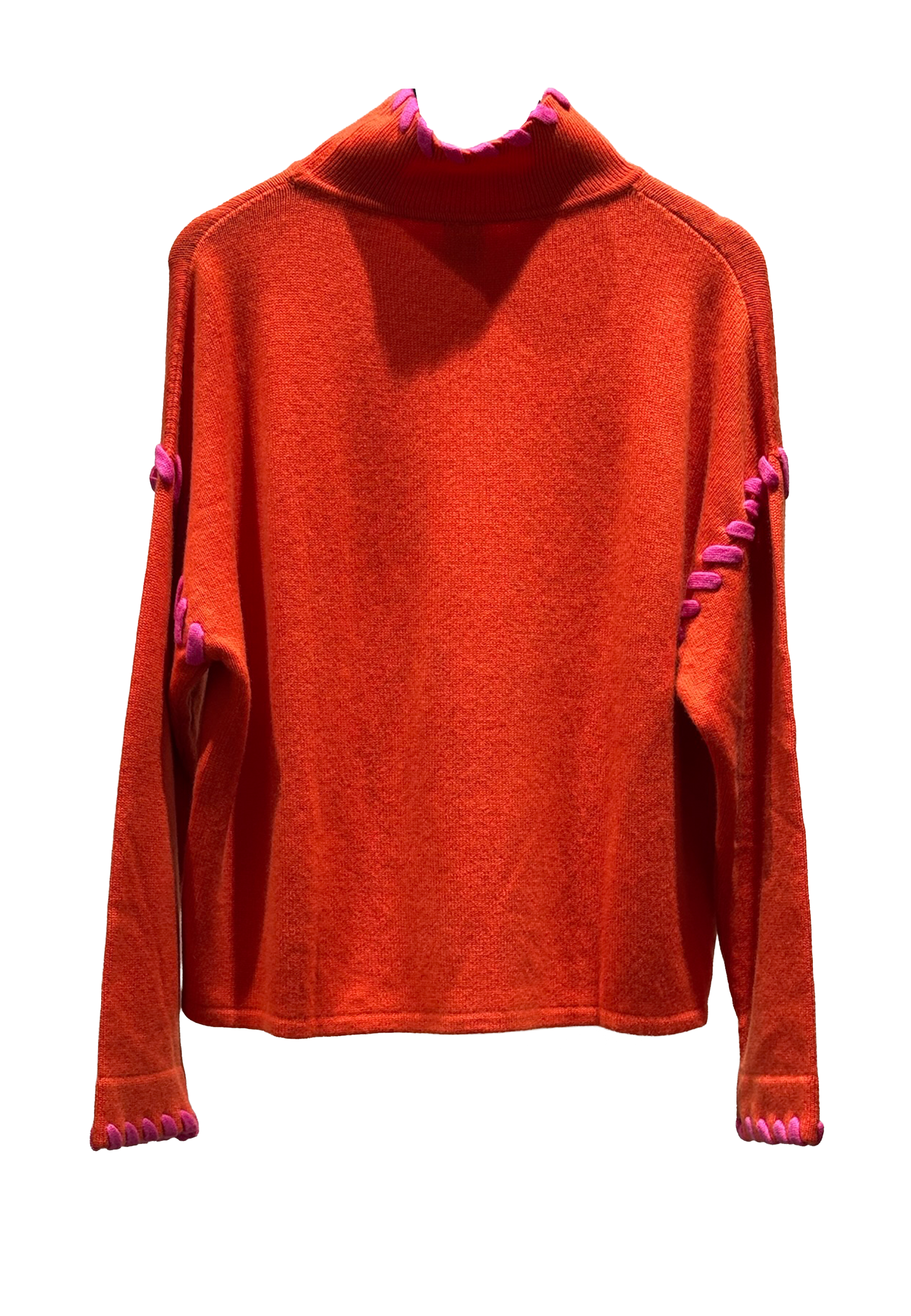 Amy Rollkragen Pullover | Orange Showbizz