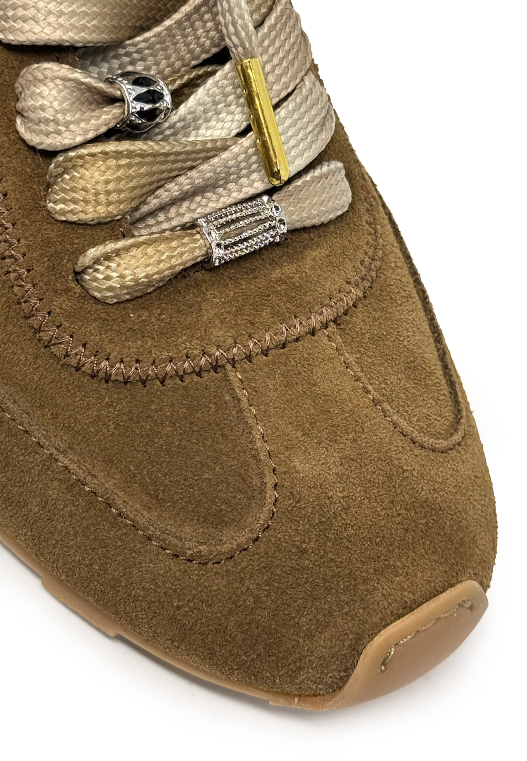 Billy Lou Sneaker | Cognac Suede