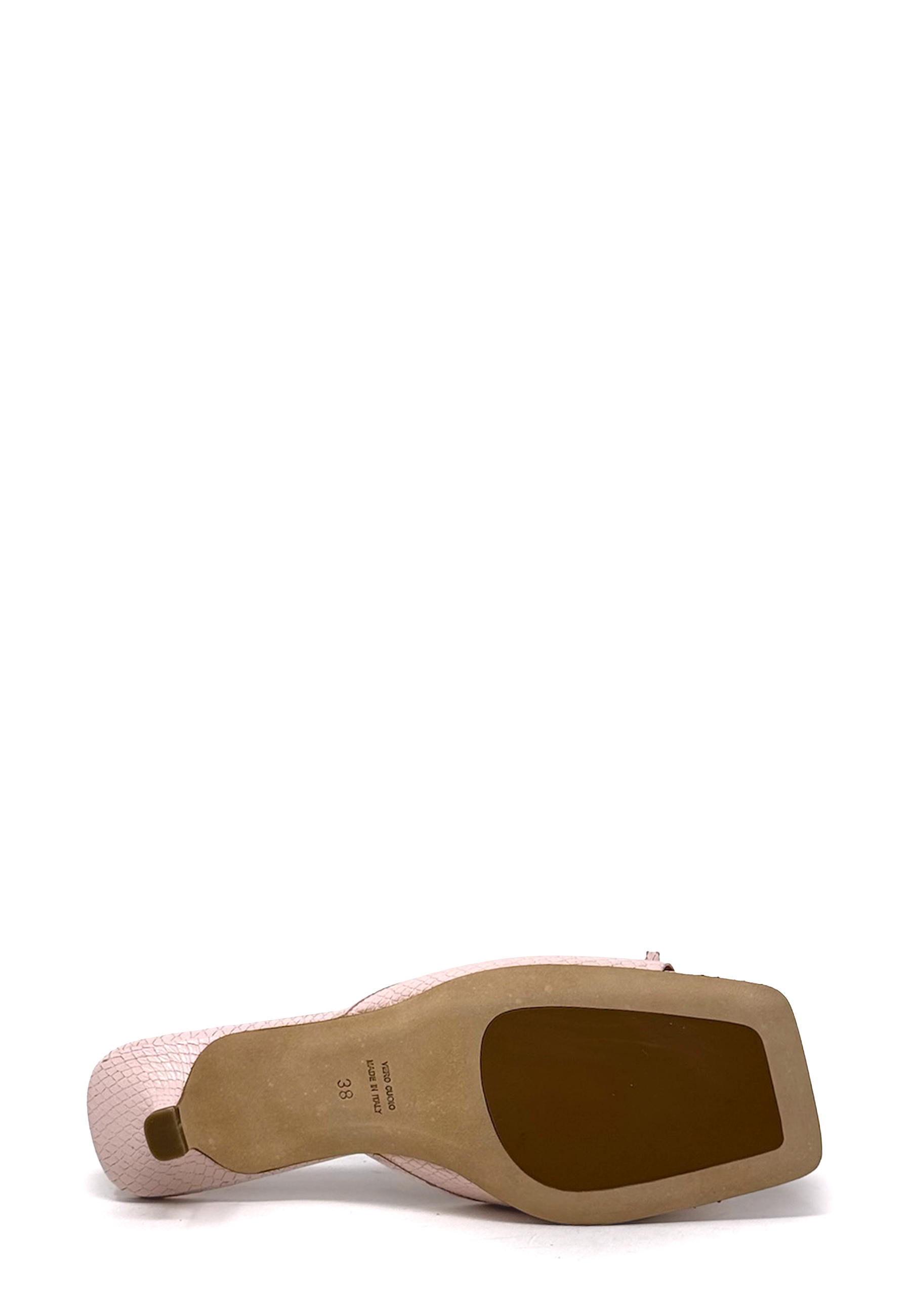 Juju Heel Mules | Pink Piton