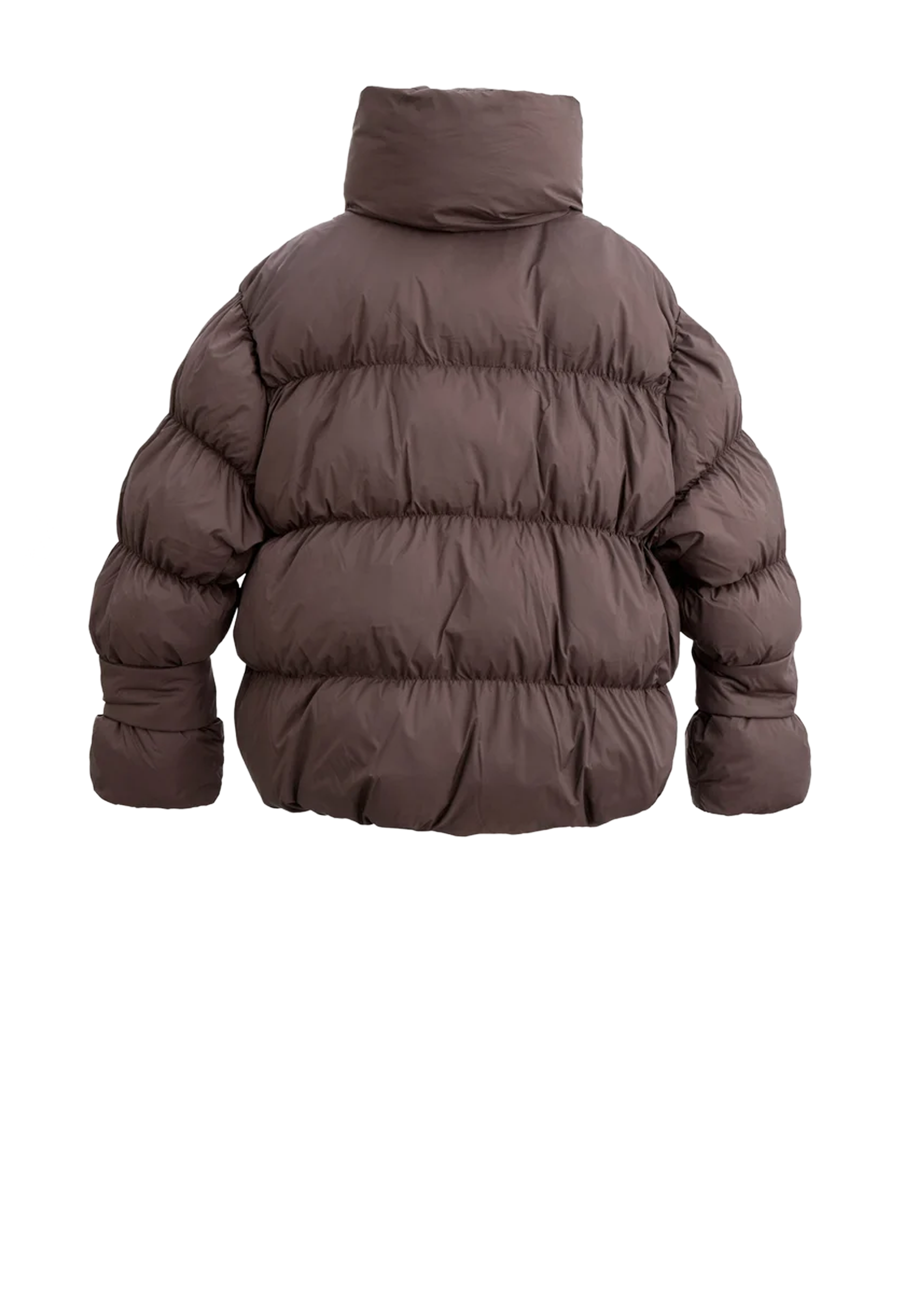 Aki Double Collar Pufferjacket | Chocolate Torte