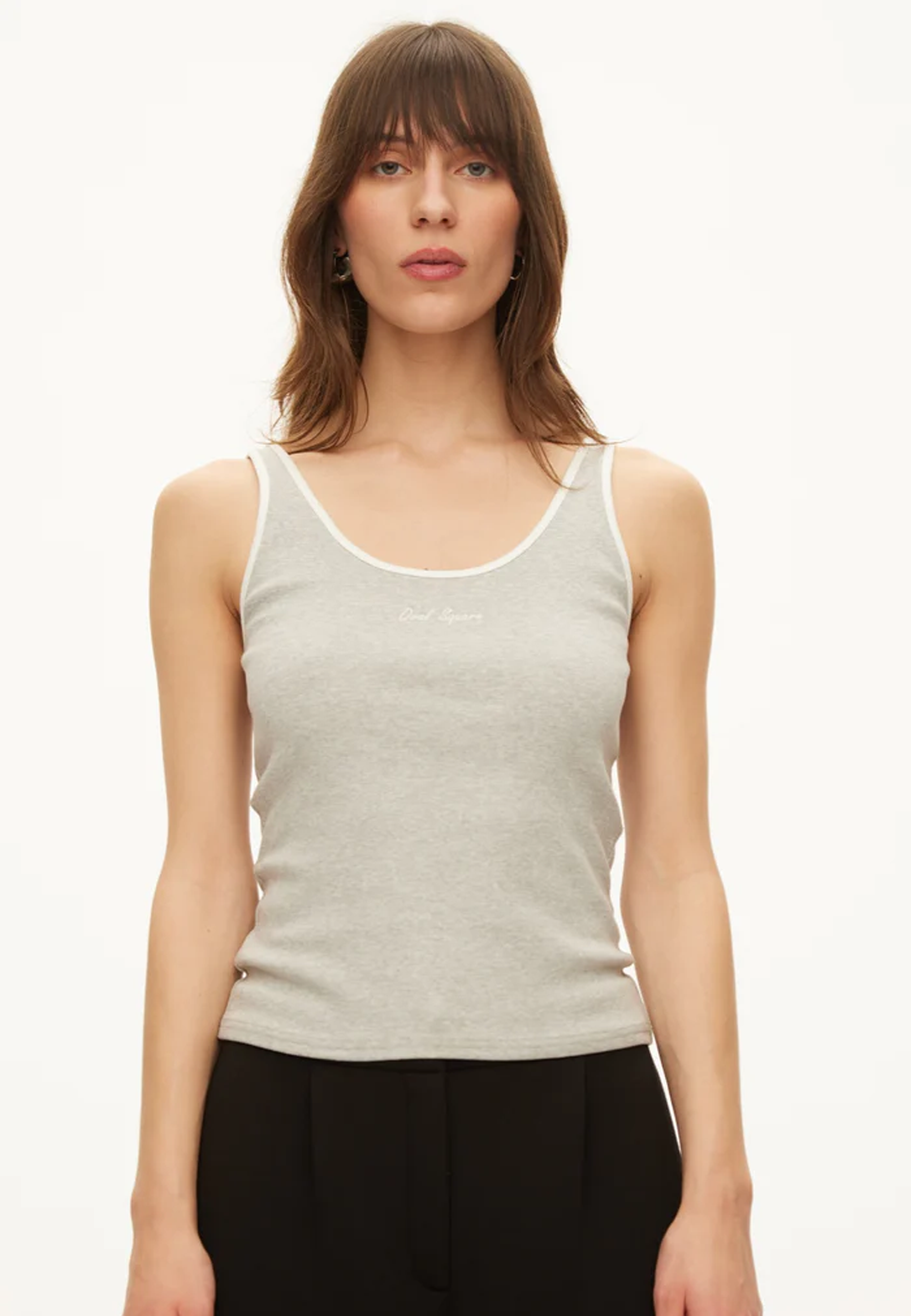Base Tank Top | Grey Melange