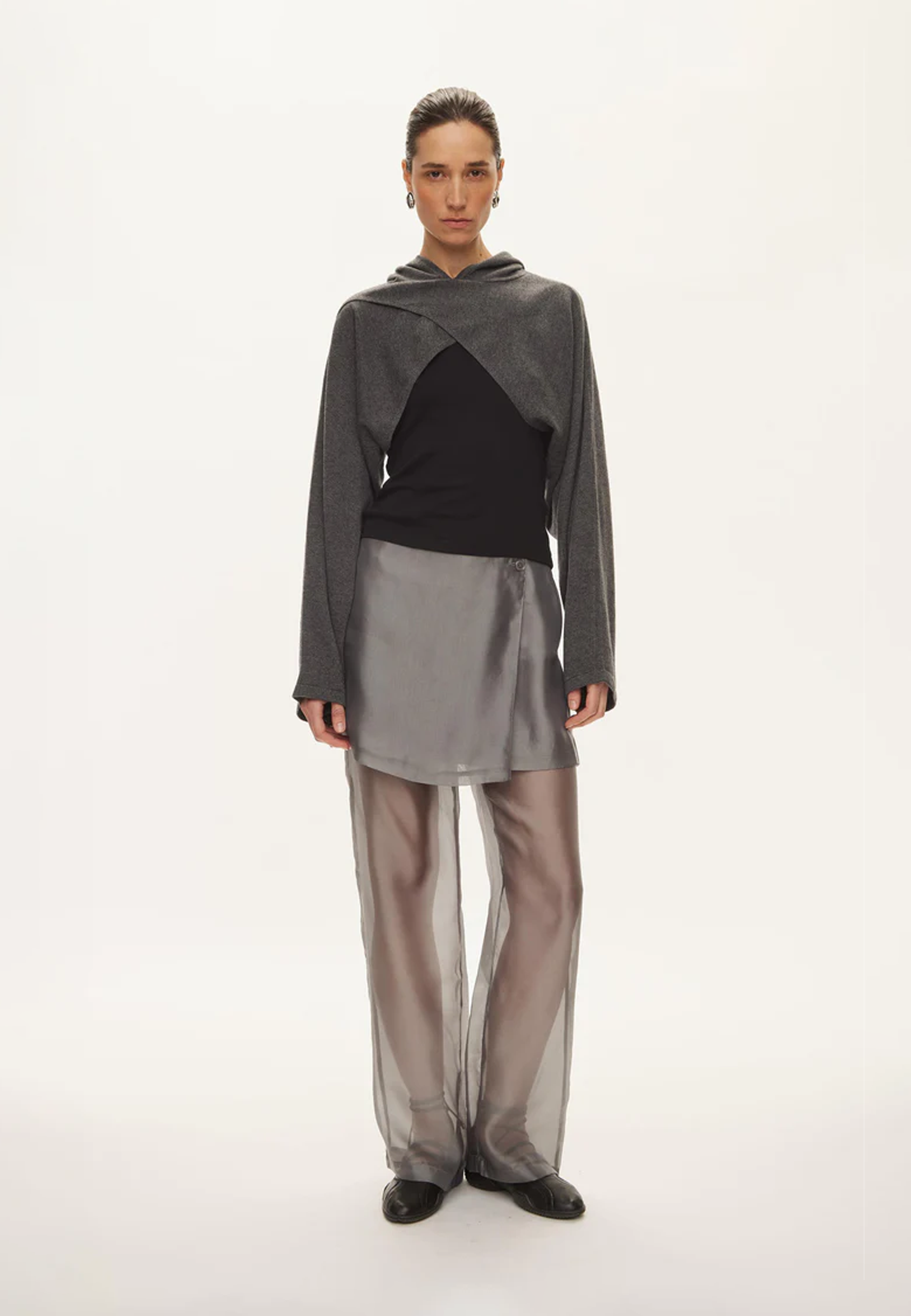 Carla Cashmere Bolero | Dark Gull