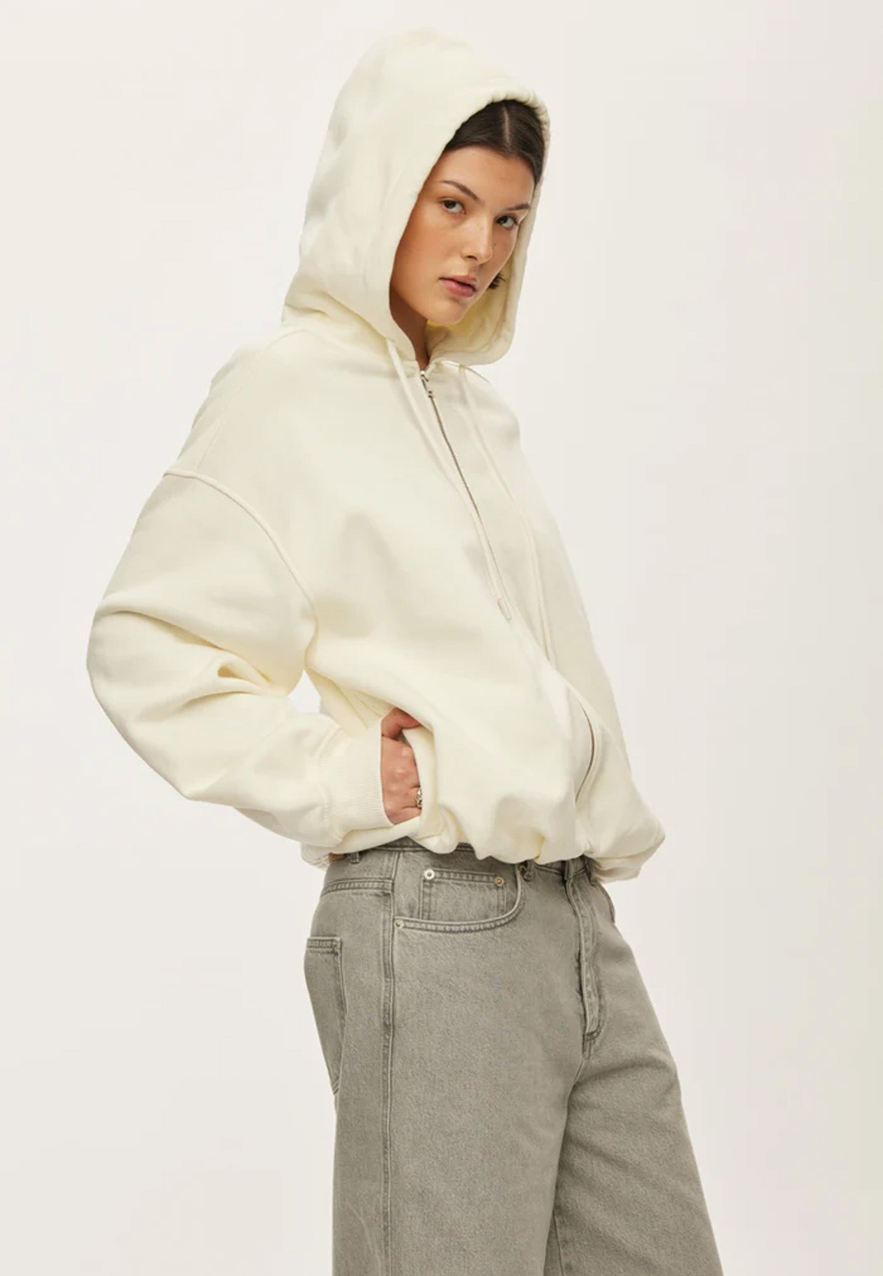 First Zip Hoodie | Offwhite