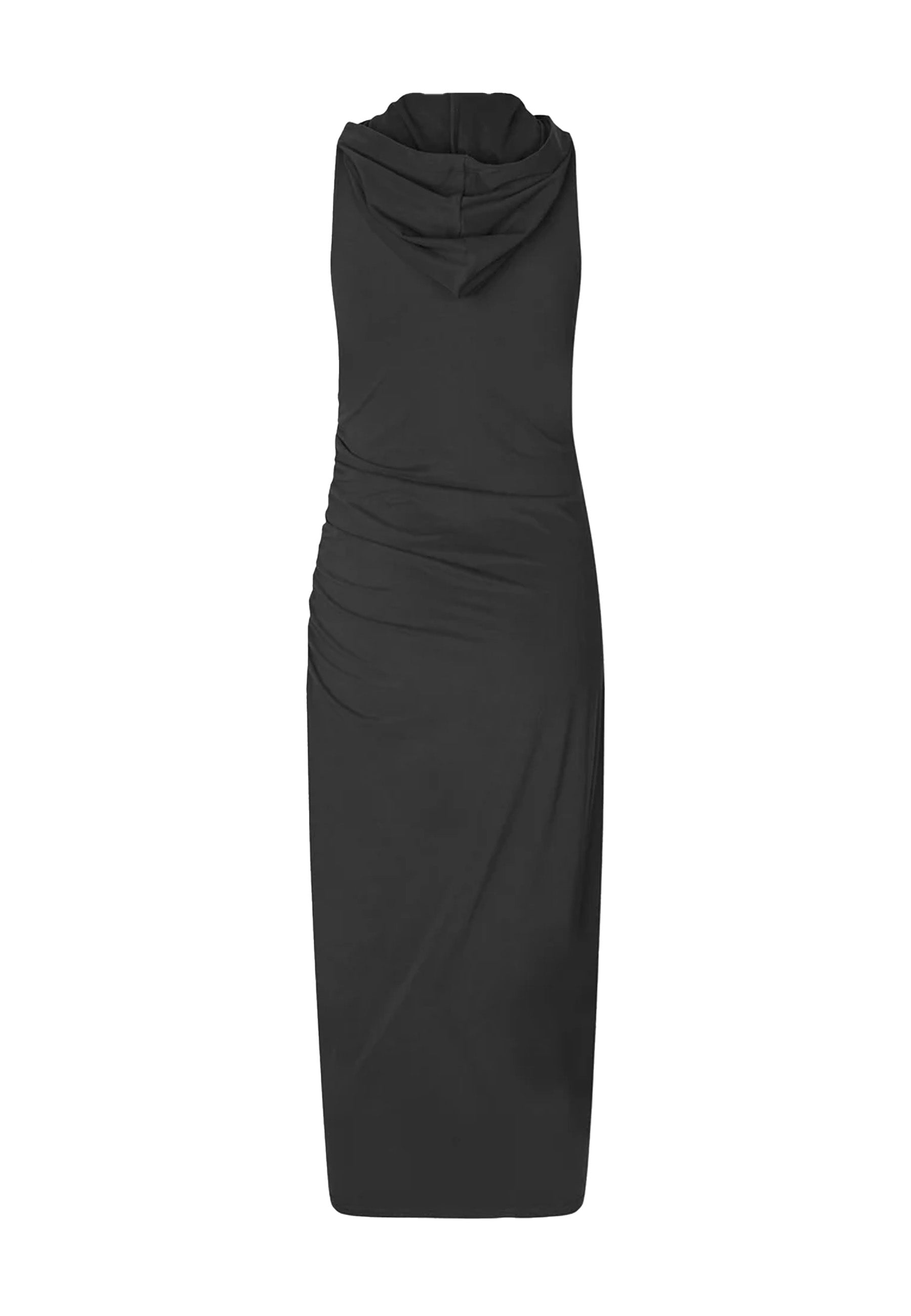 Hope Hood Maxikleid | Black Stone