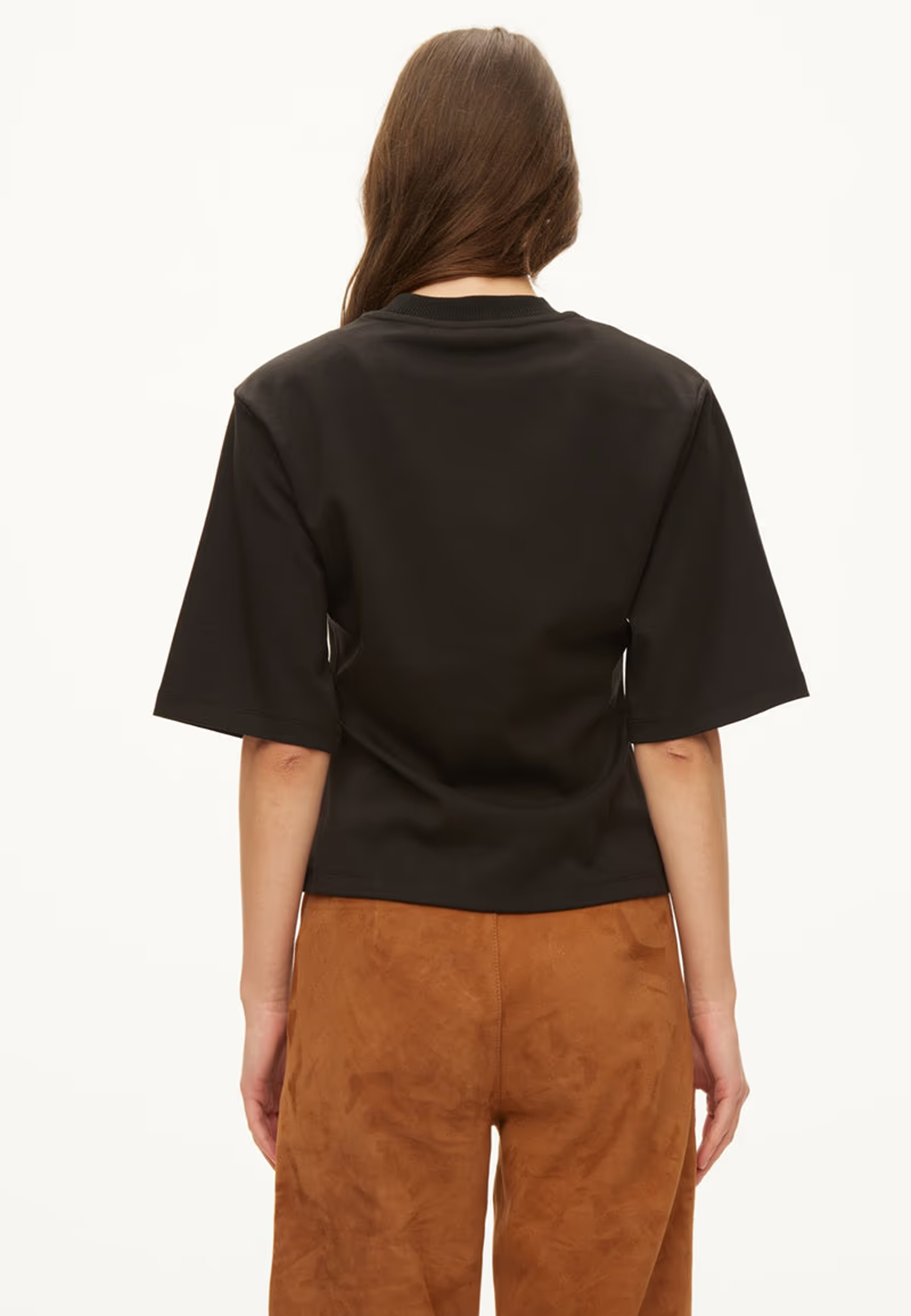 Lana Fitted T-shirt | Sort