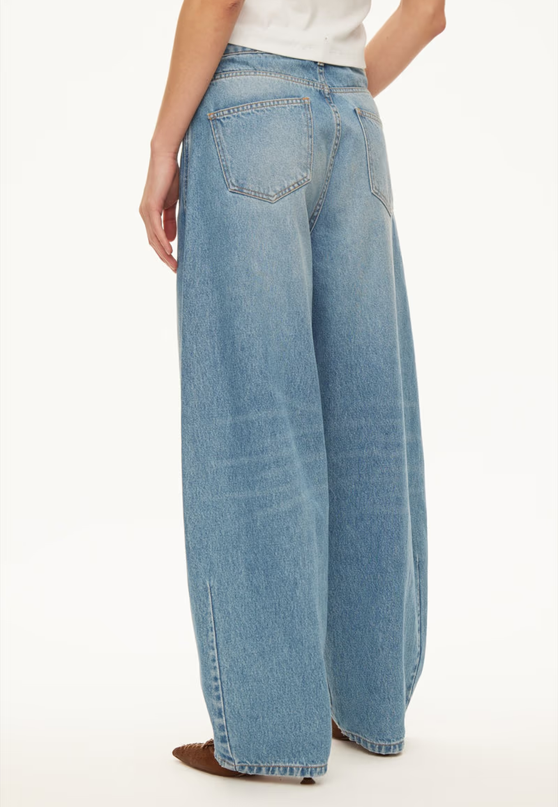 Twist Barrell Fit Jeans | Lyseblå