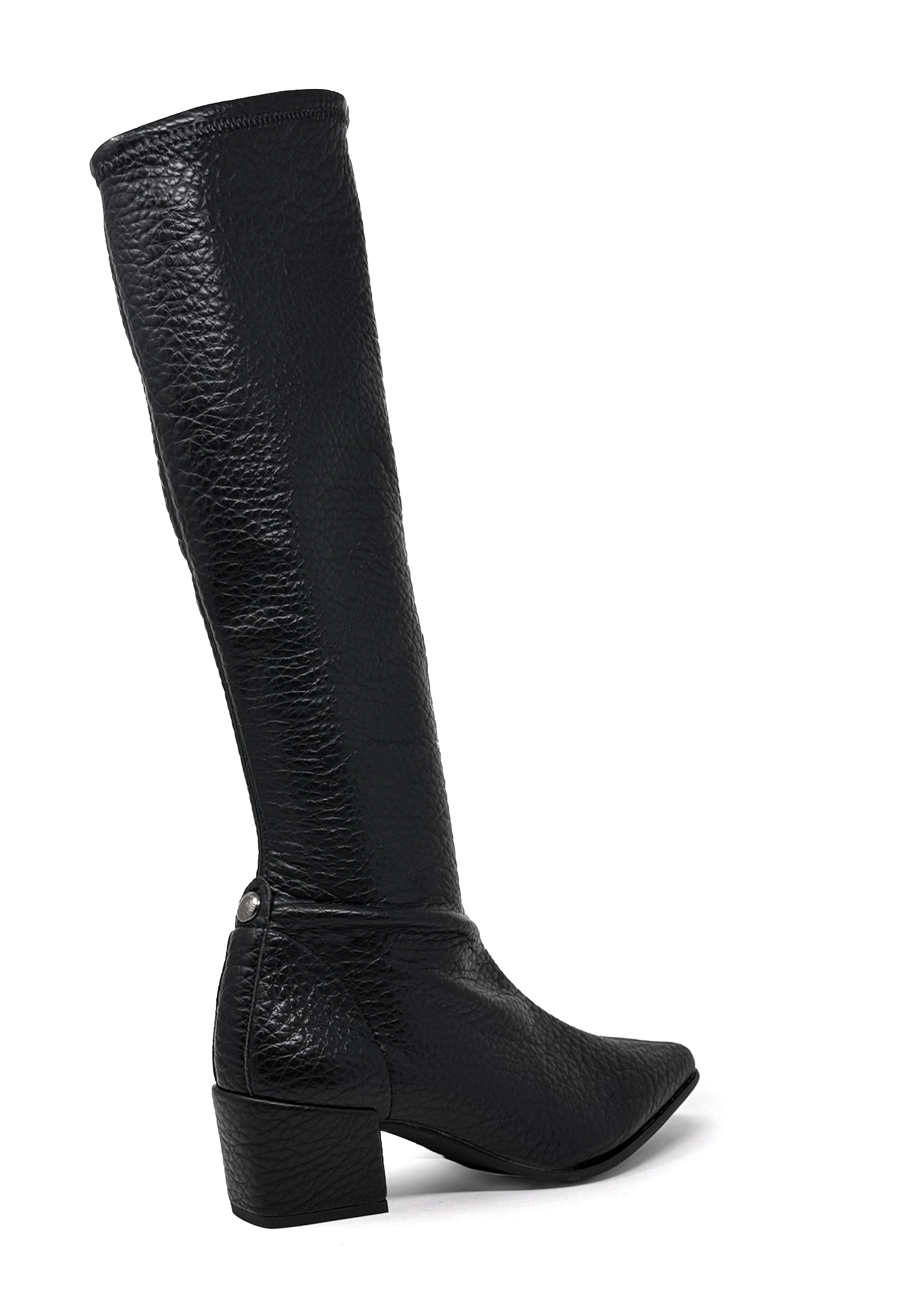 24453 Langschaft Heel Boot | Negro