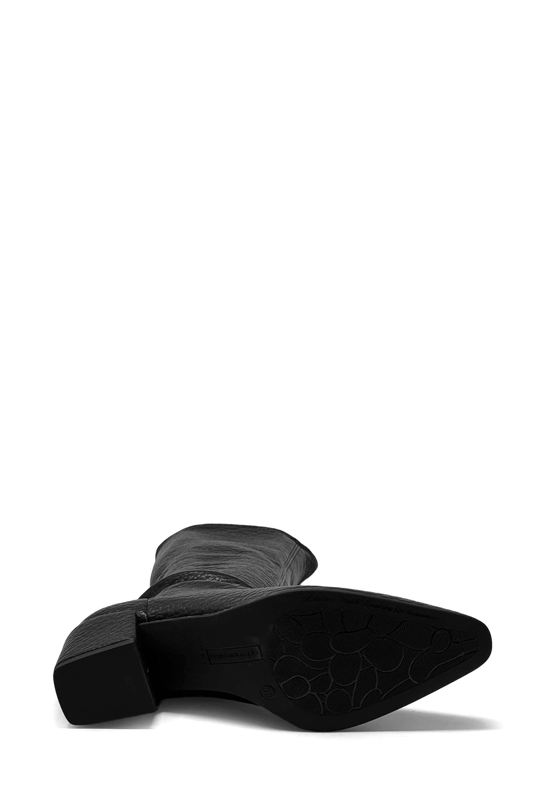 24453 Langschaft Heel Boot | Negro