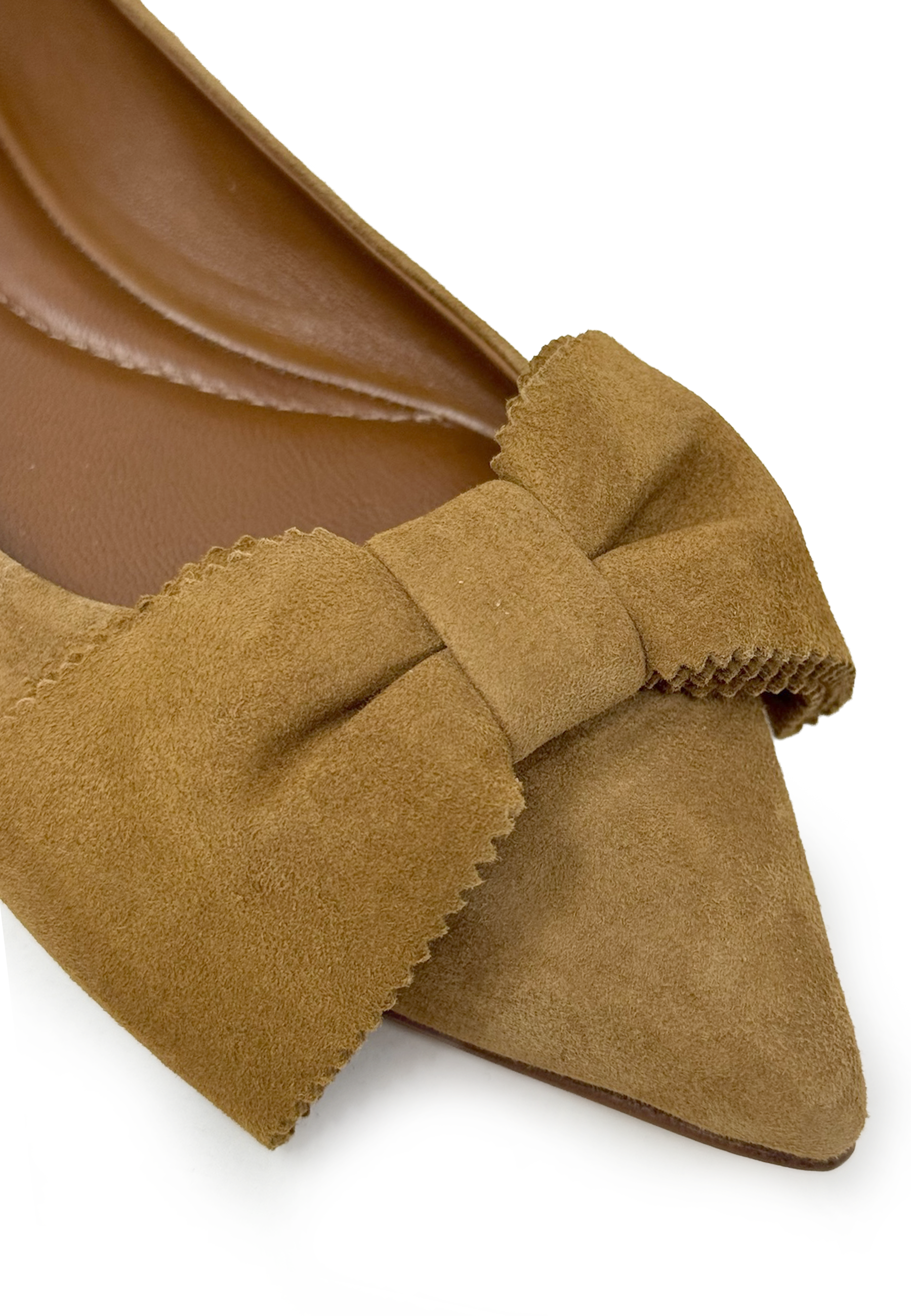 1201 Ingrid Ballerina | Biscuit Camoscio