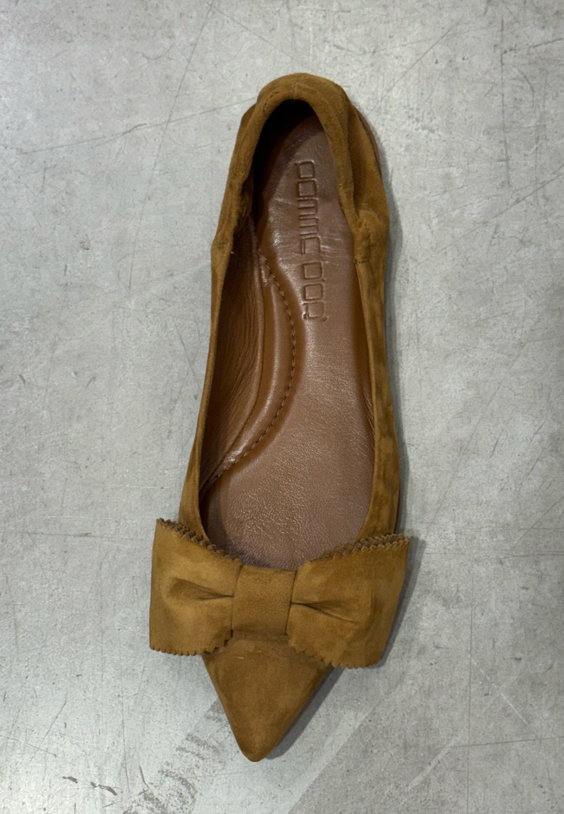 1201 Ingrid Ballerina | Bisquit Camoscio