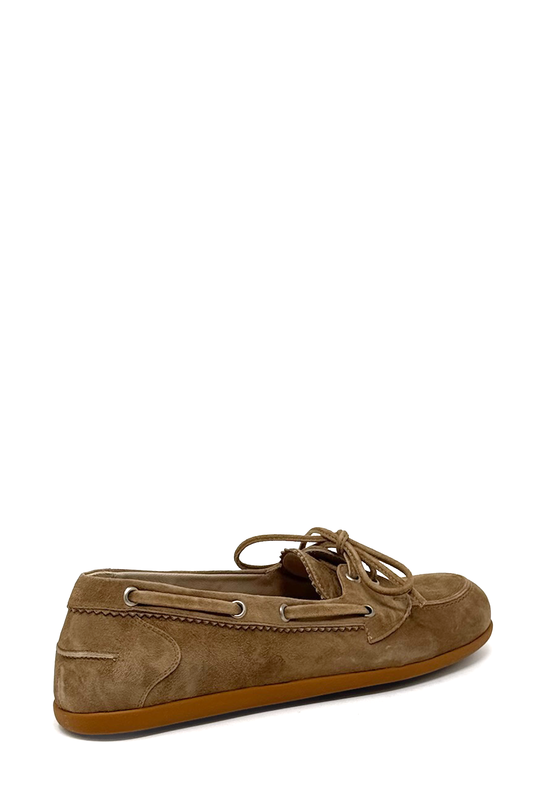 1250 Marina boat shoe | Toffee Camoscio