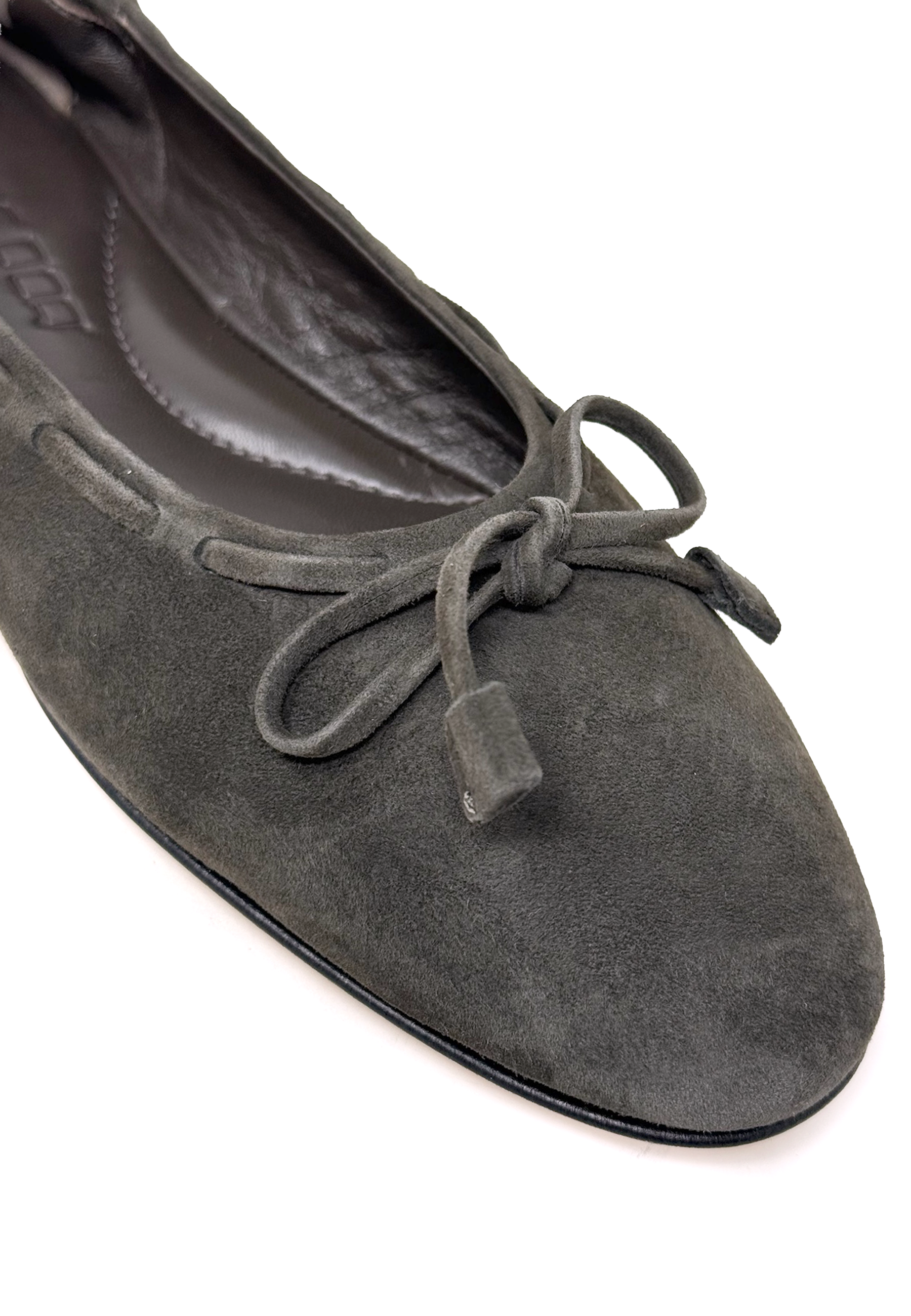 1330 Giorgia Ballerina | Dusty Brown Camoscio