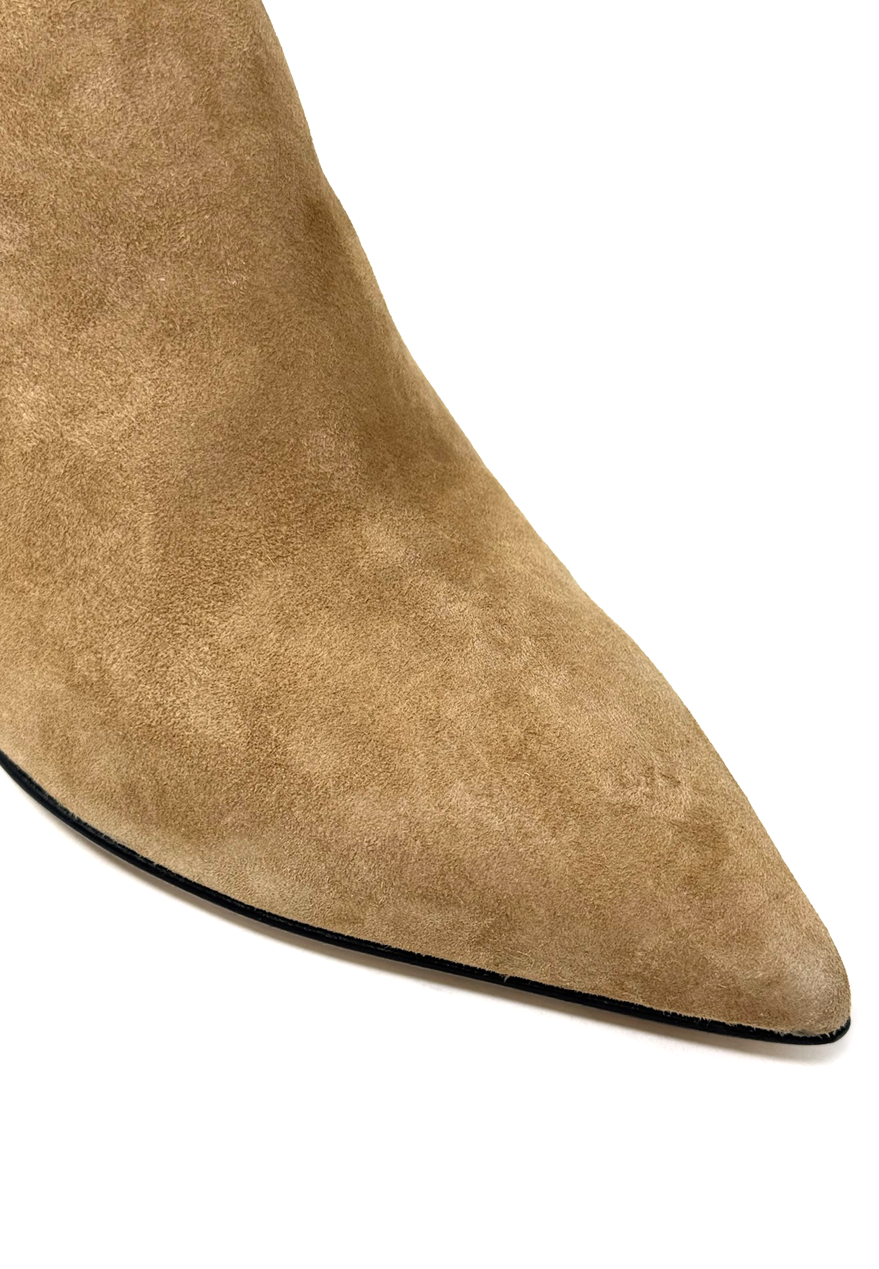 6224 Henriette Heel Stiefelette | Toffee Camoscio