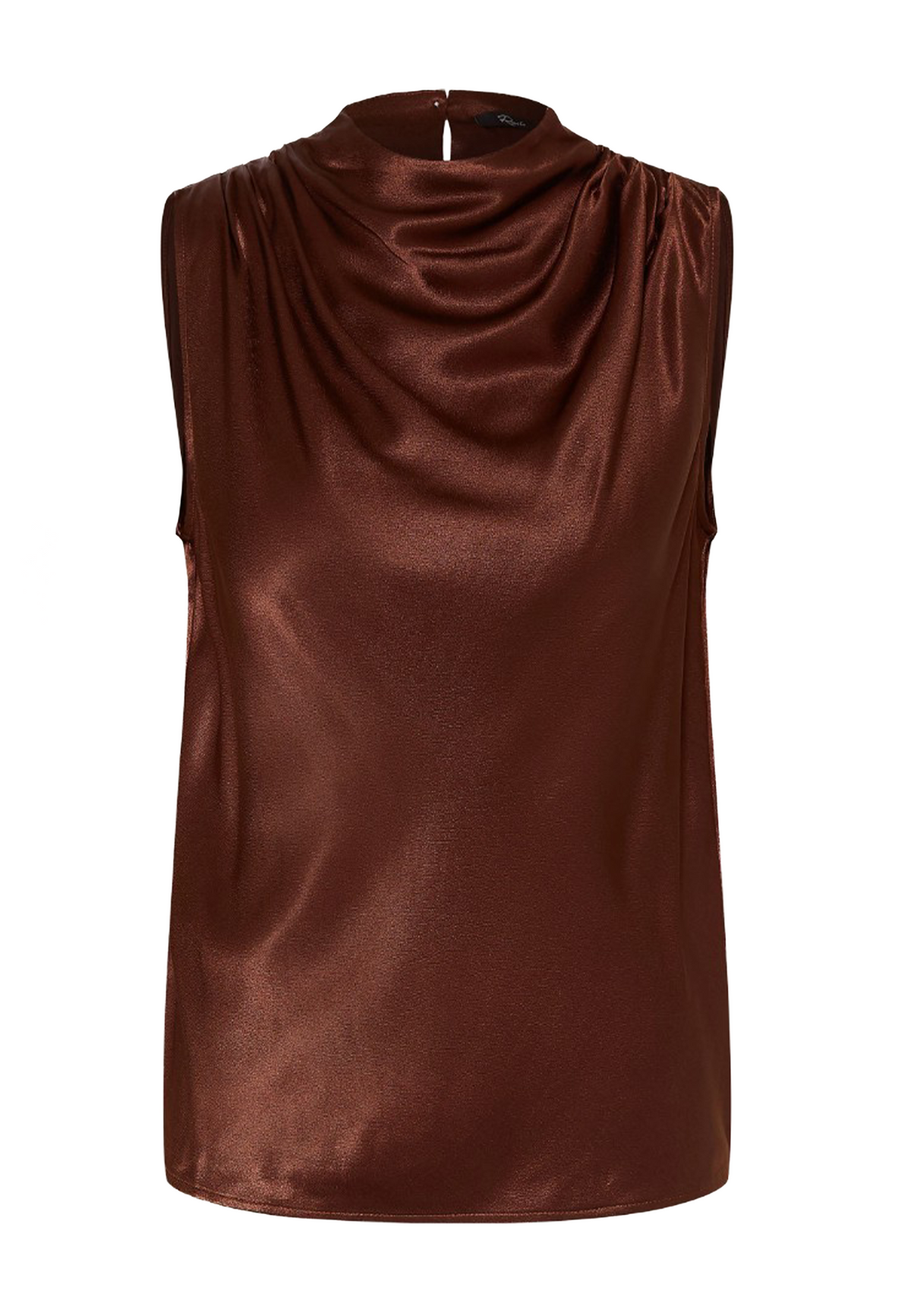 Kaleen Satin Top | Espresso