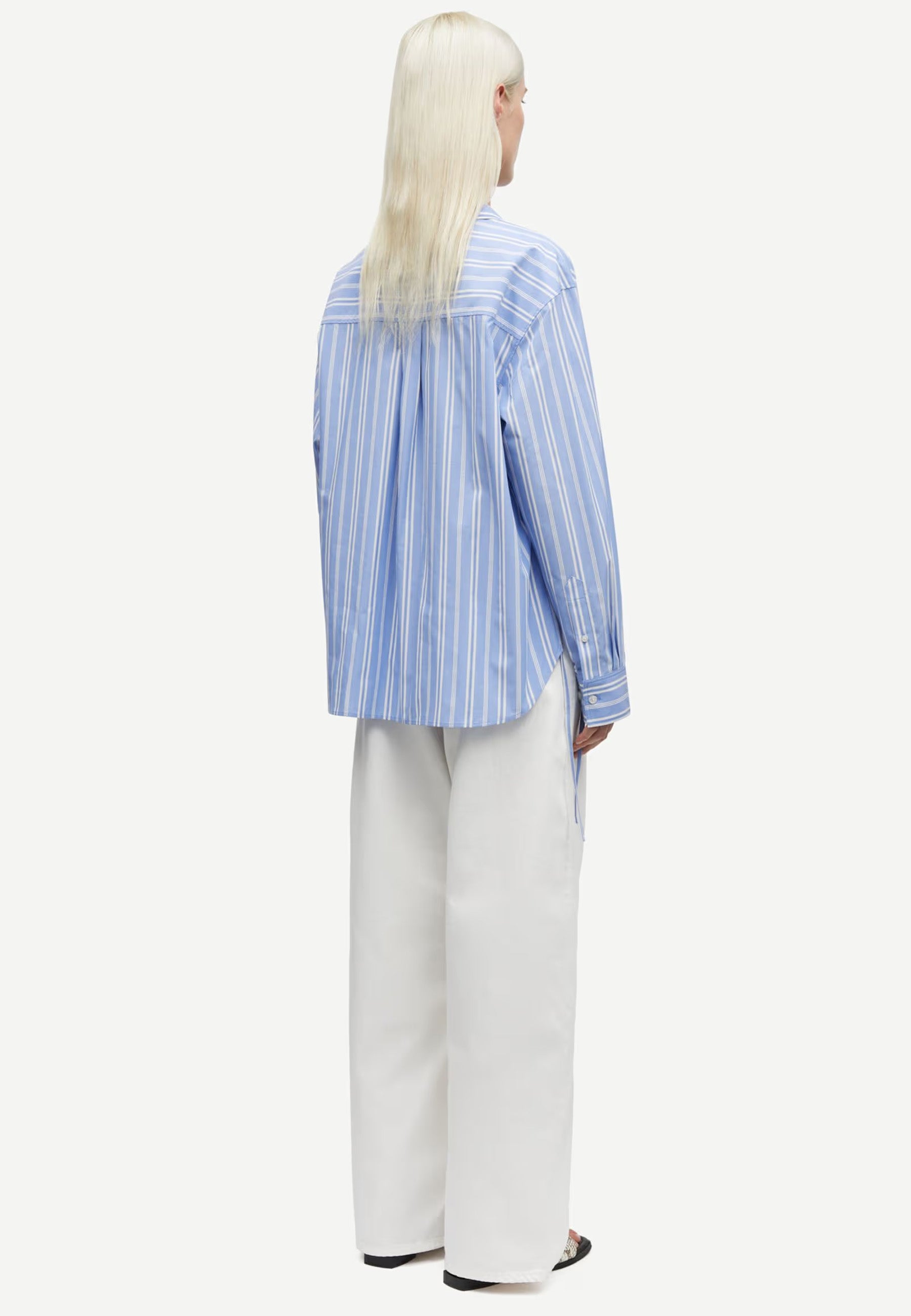 Sacatan Bluse | Blue Stripes