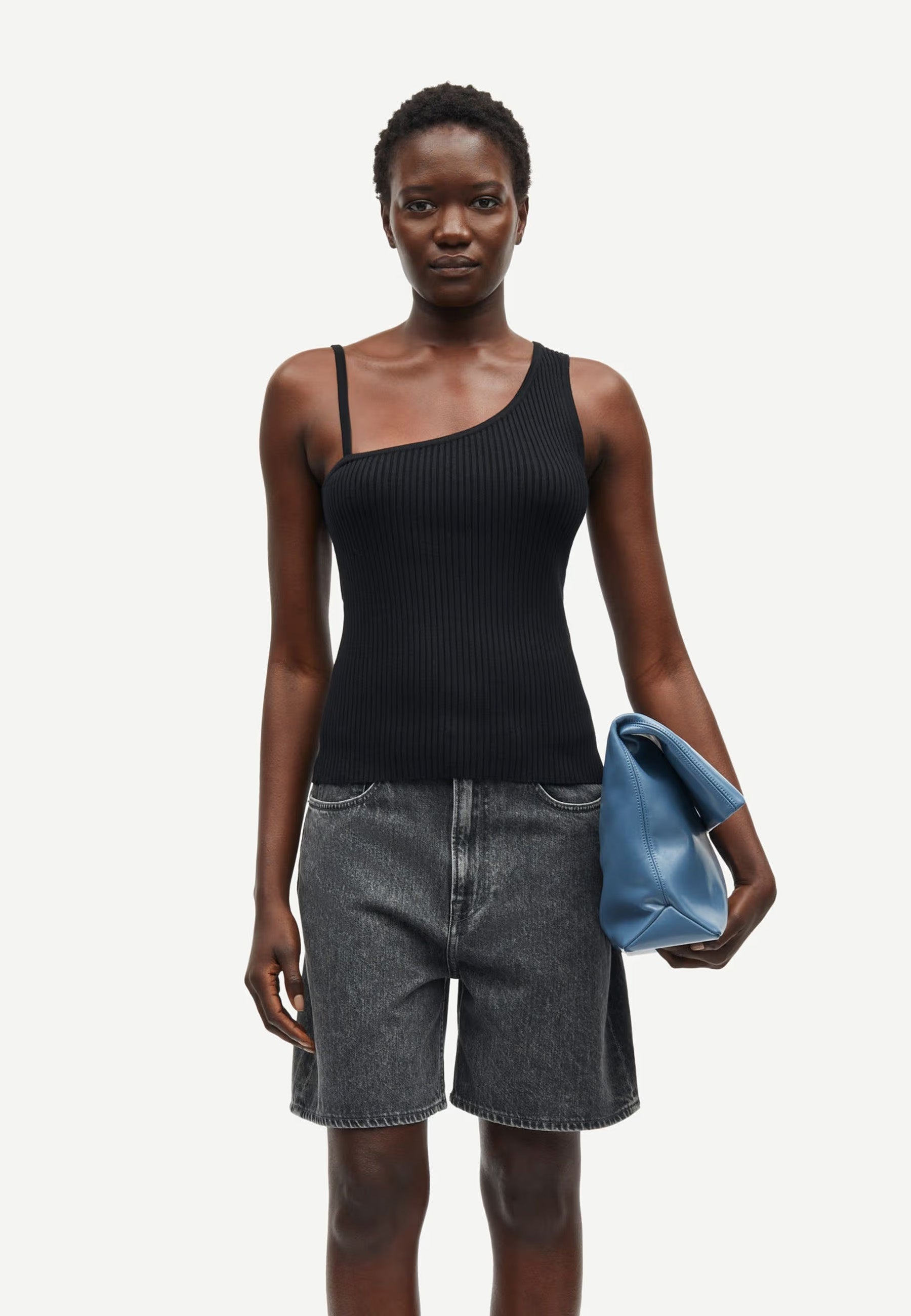 Sacheryl Strick Top | Black