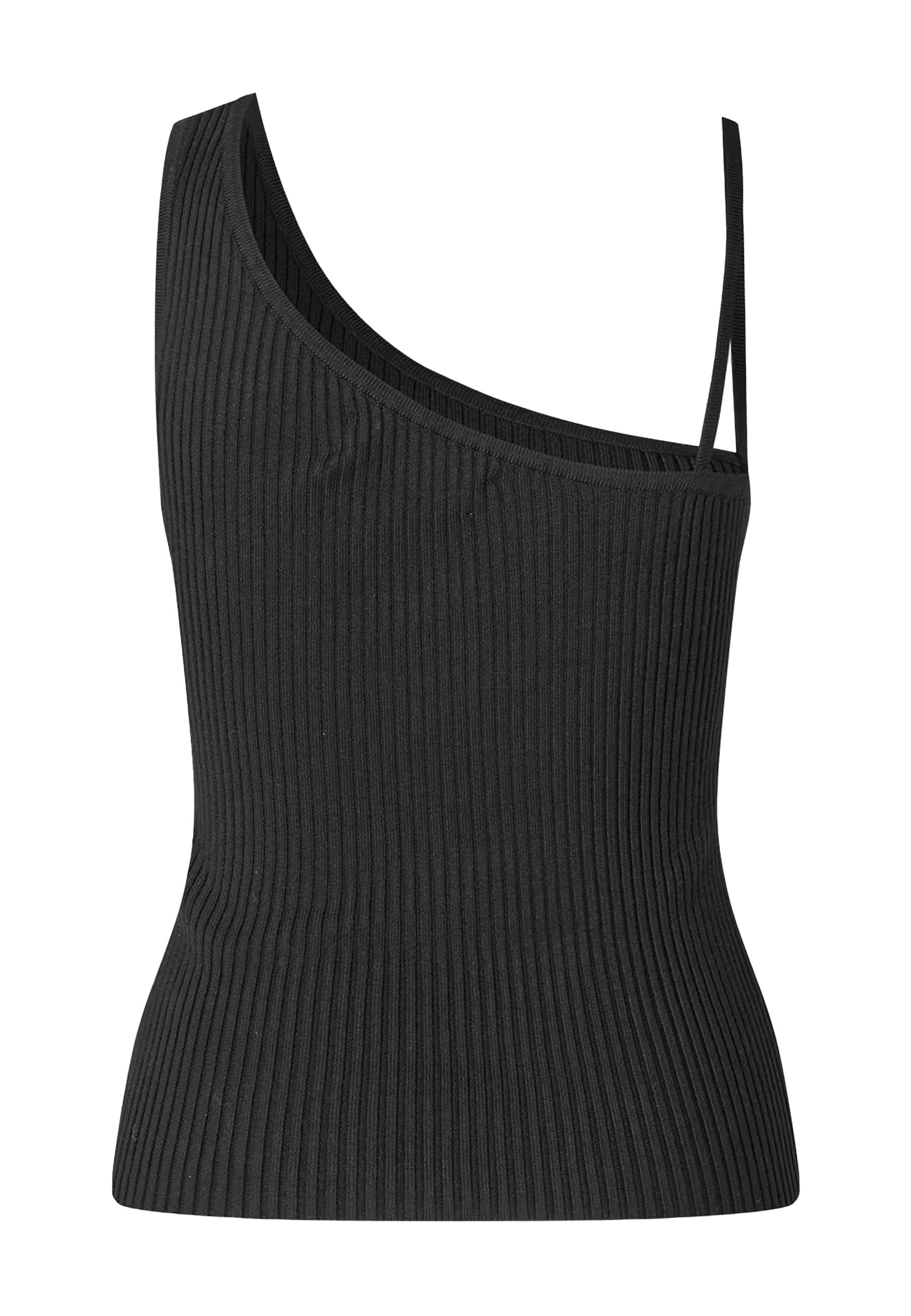 Sacheryl Strick Top | Black