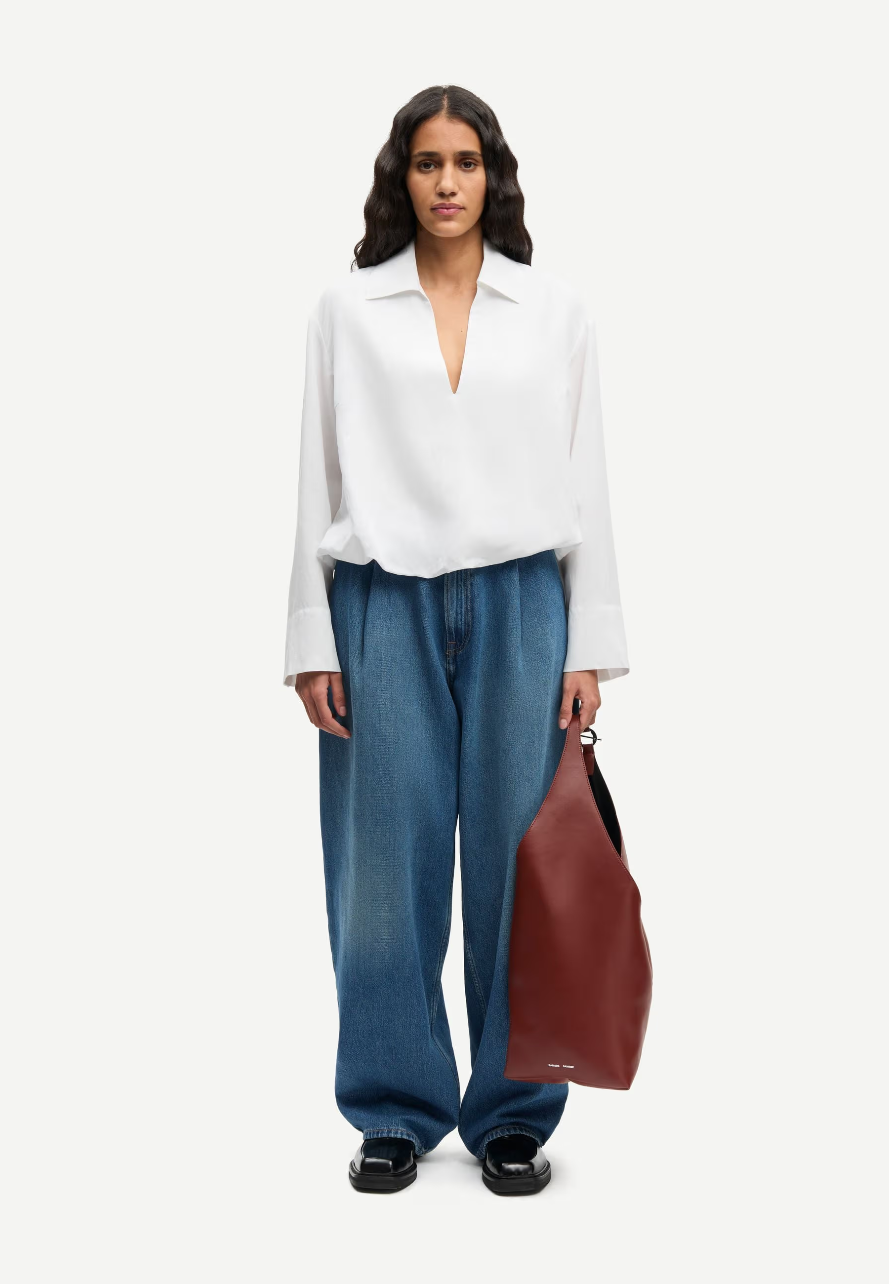 Sadaphne Bluse | White