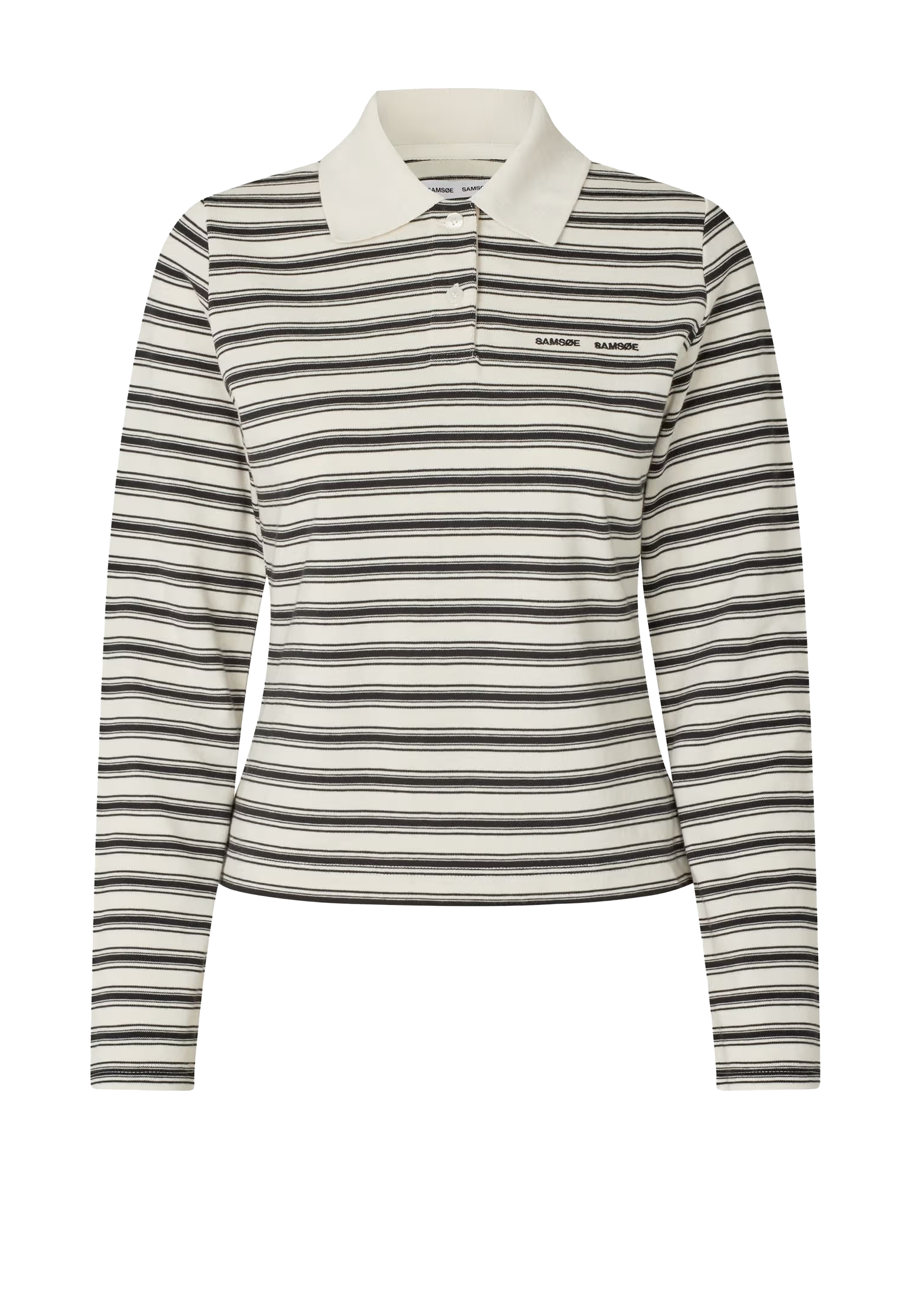 Sadonell Poloshirt | Egret Stripes