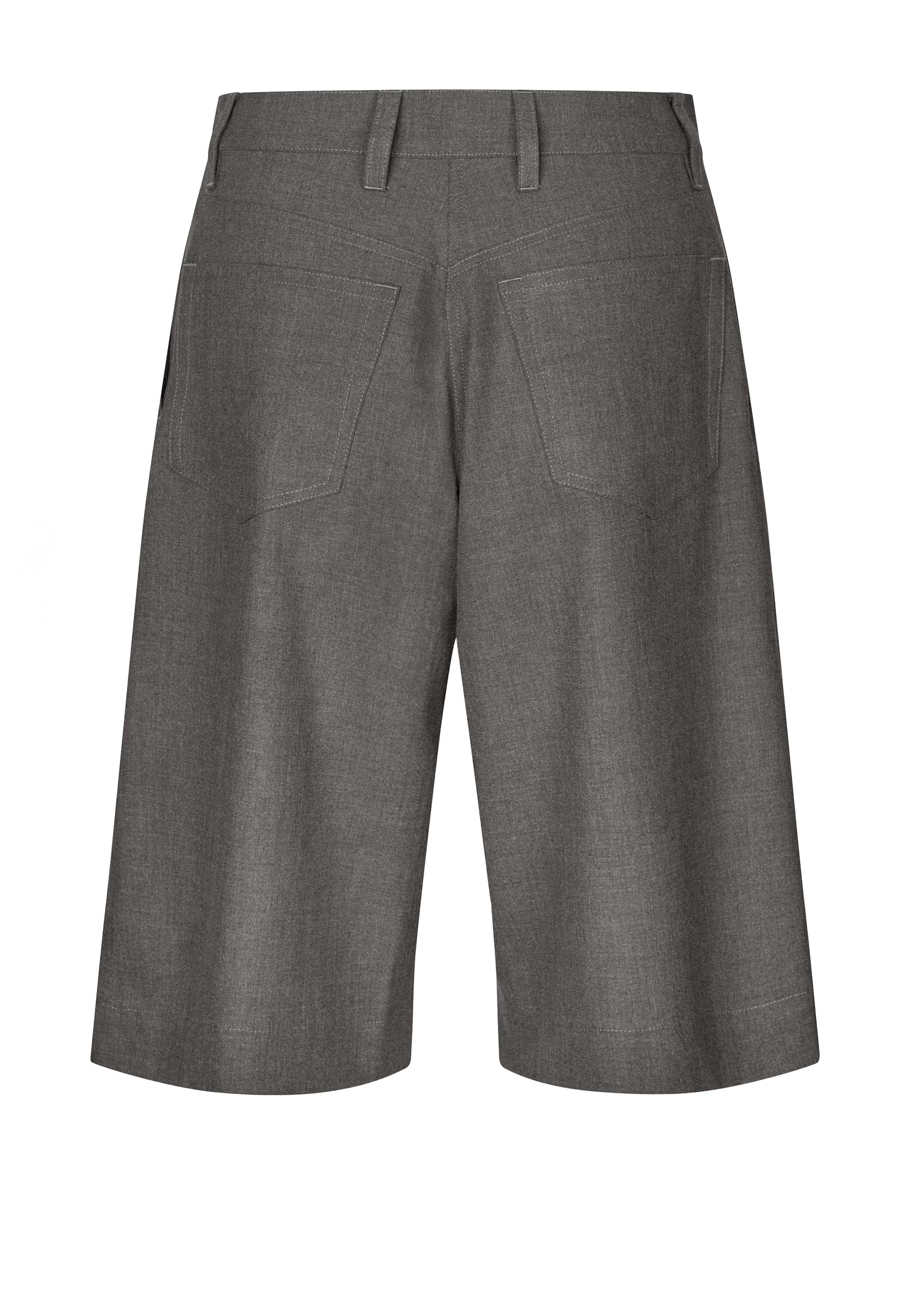 Saharper Bundfalten Bermuda | Ombre Blue