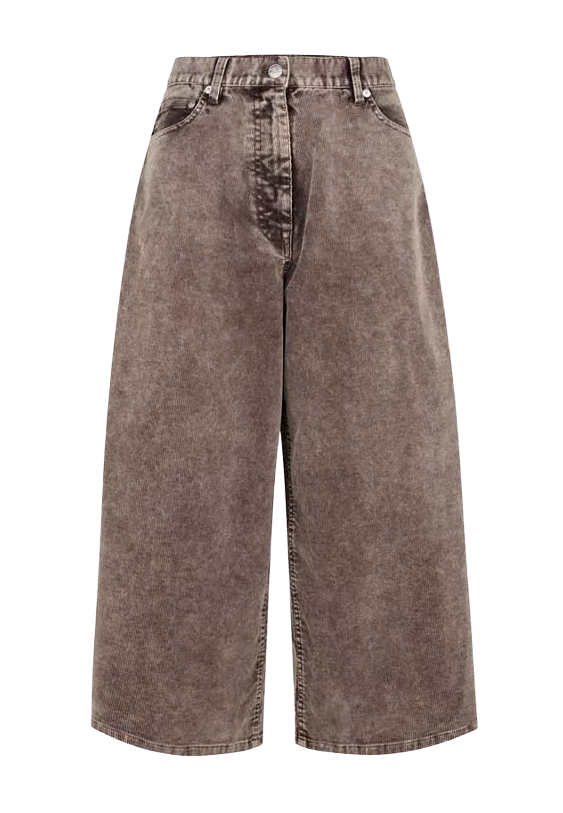 Saharper Culotte Jeans | Washed Beige