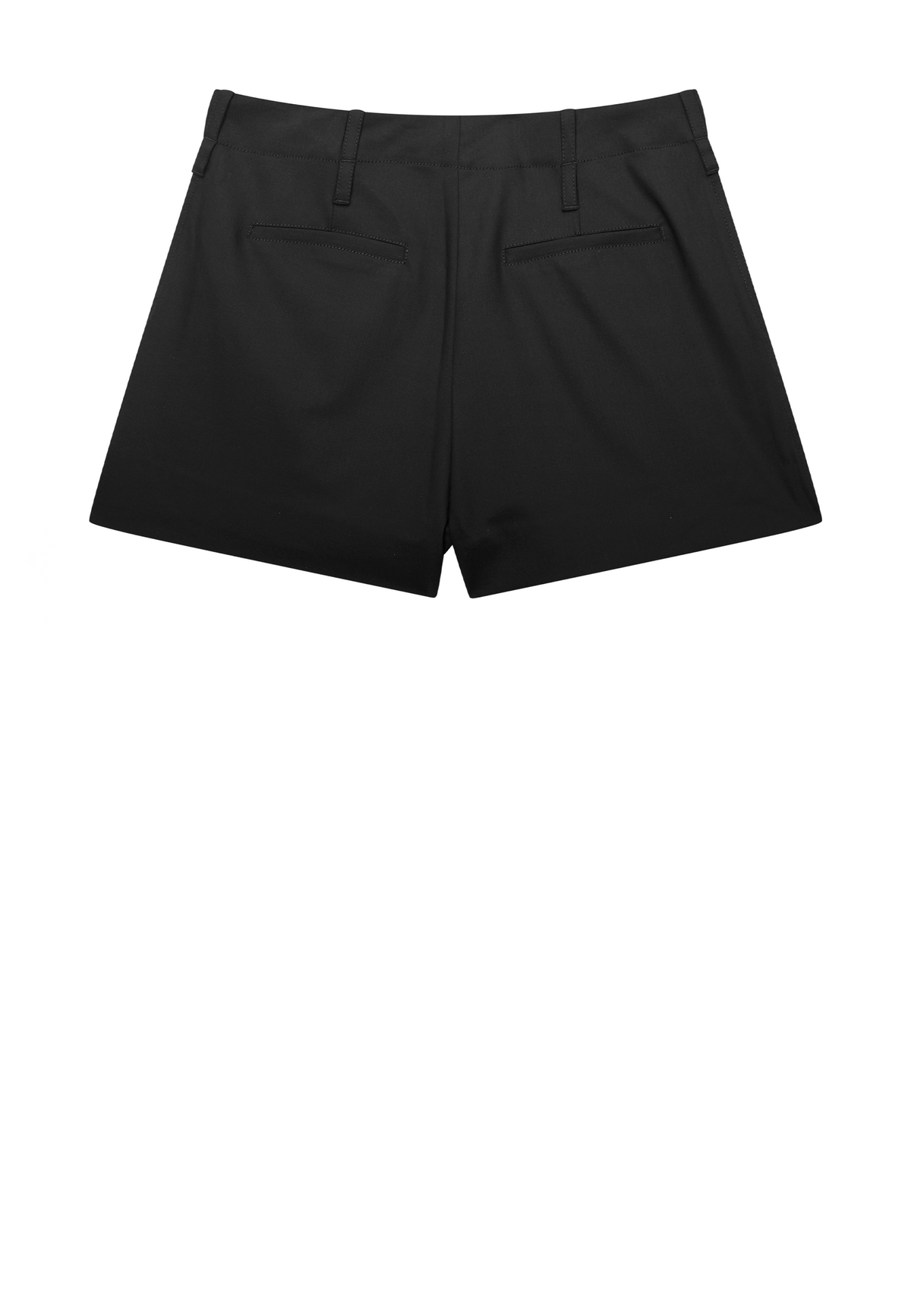 Saiben Bundfalten Shorts | Black