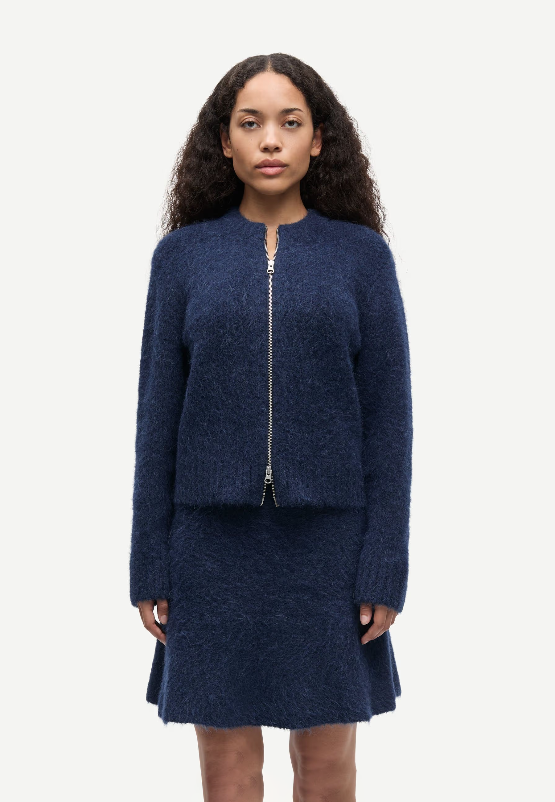 Sajeanine Alpaka Zip Cardigan | Salute