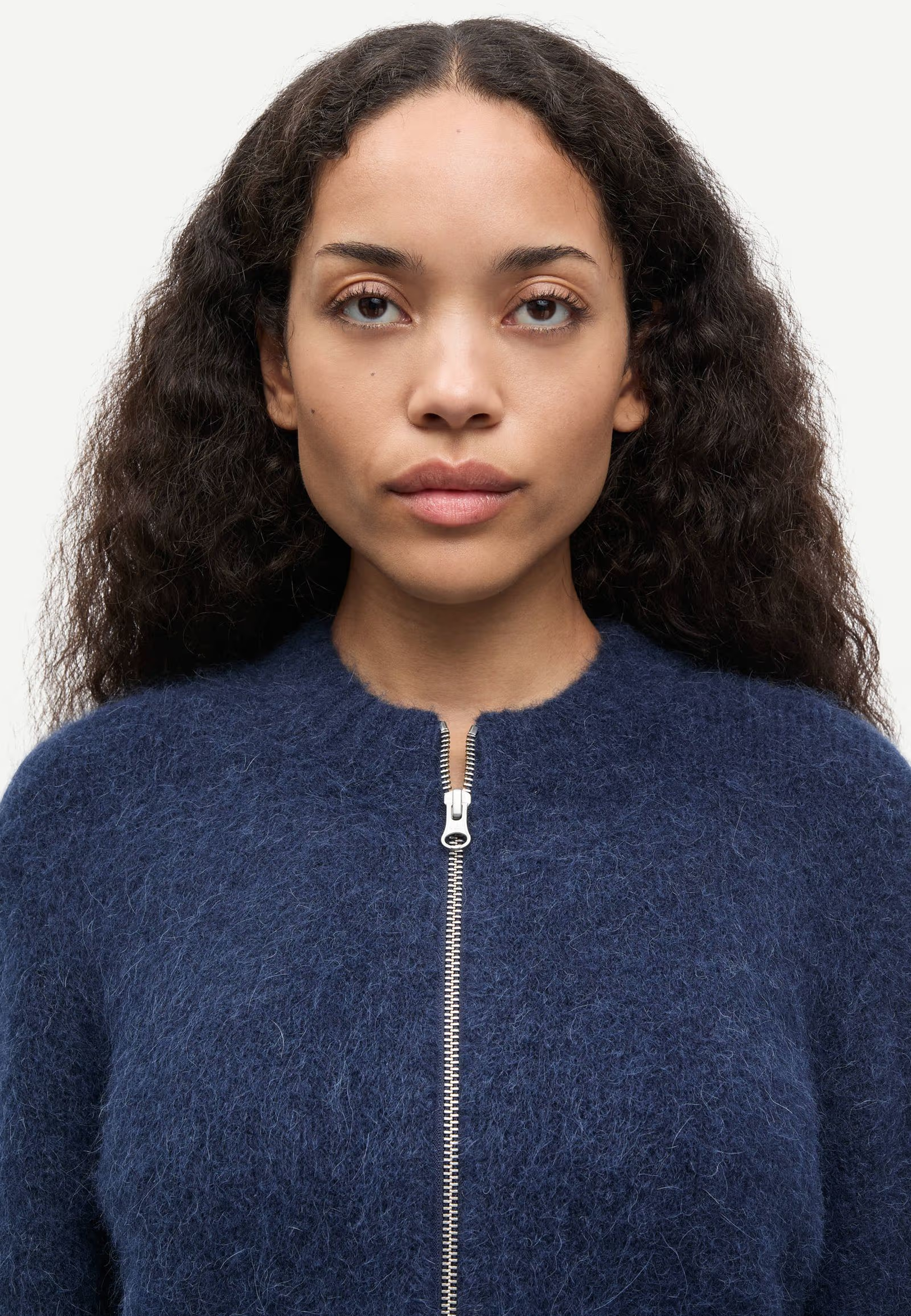 Sajeanine Alpaka Zip Cardigan | Salute